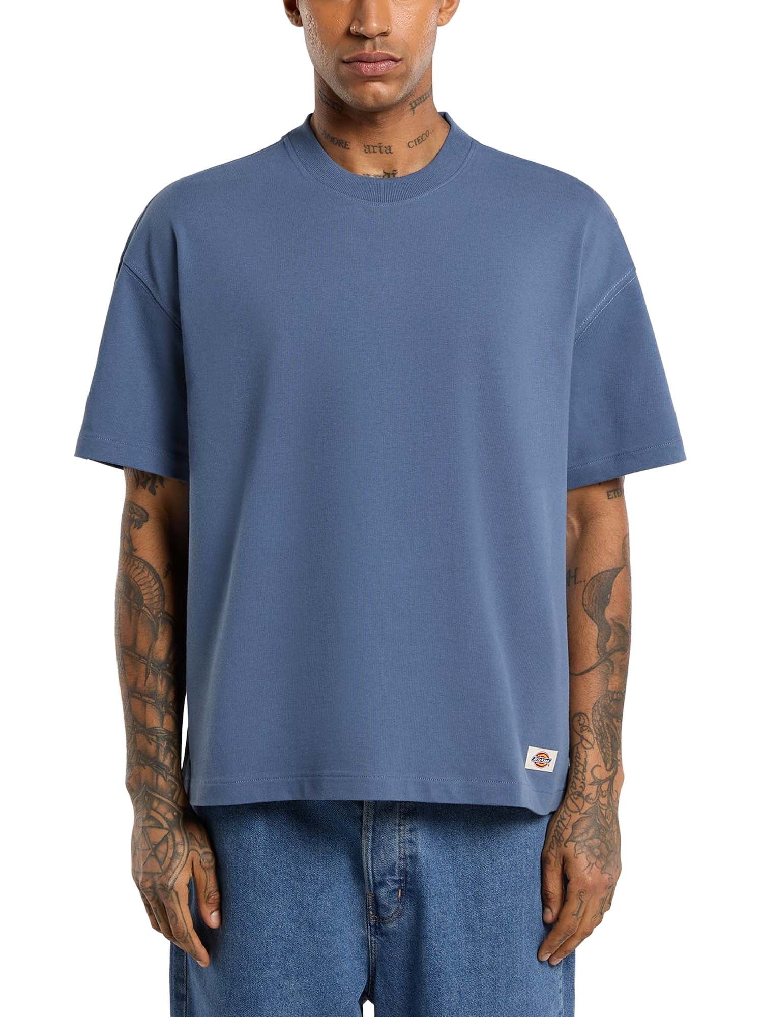 Dickies T-shirt pesante Mineral Blu