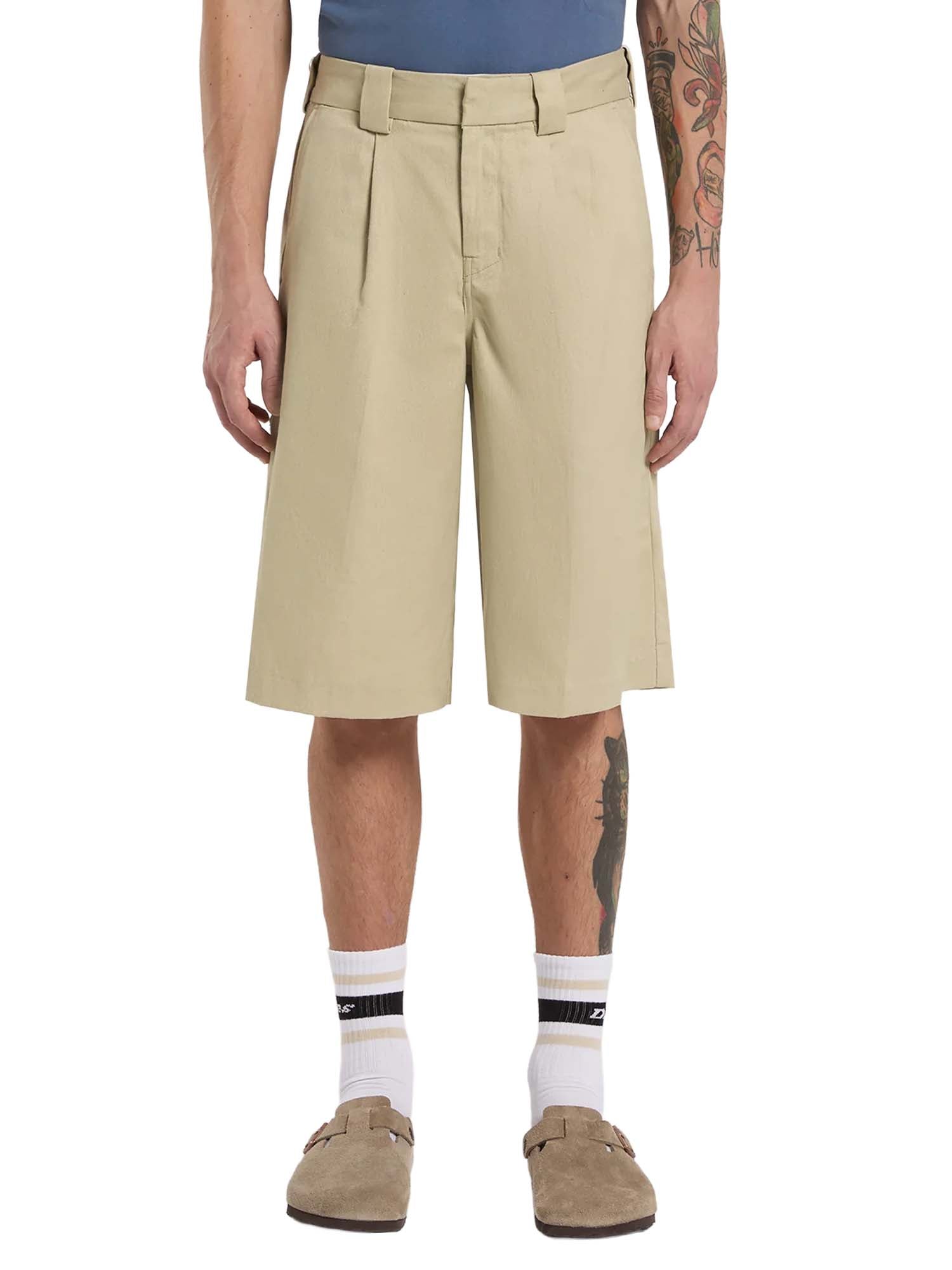 Dickies Shorts da lavoro 13-Inch in twill di canapa Verde