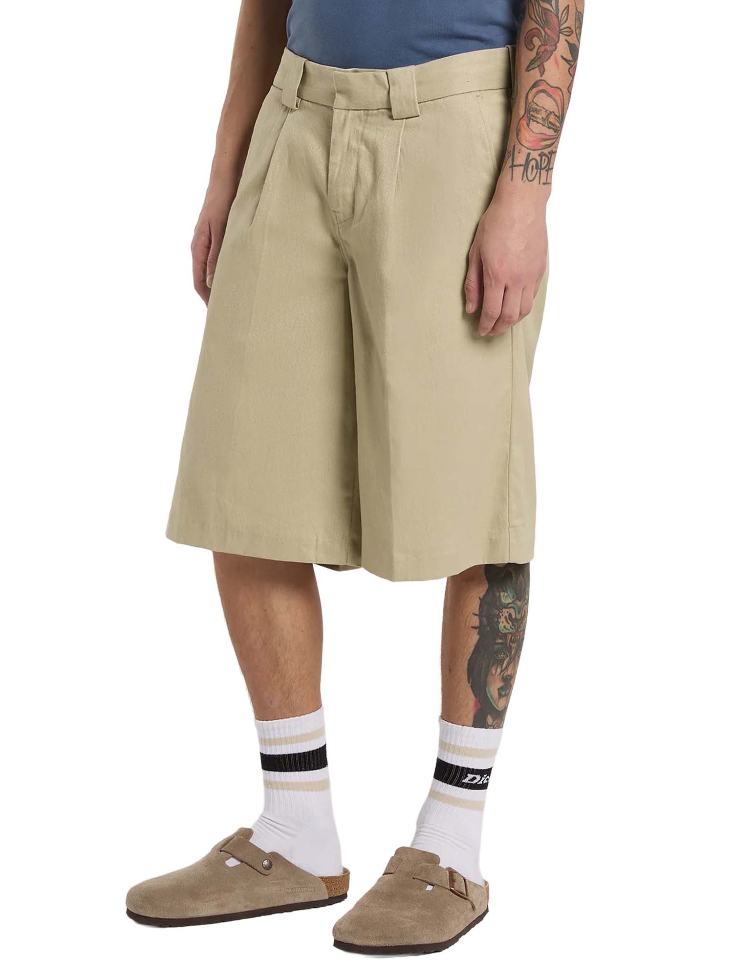 Dickies Shorts da lavoro 13-Inch in twill di canapa Verde