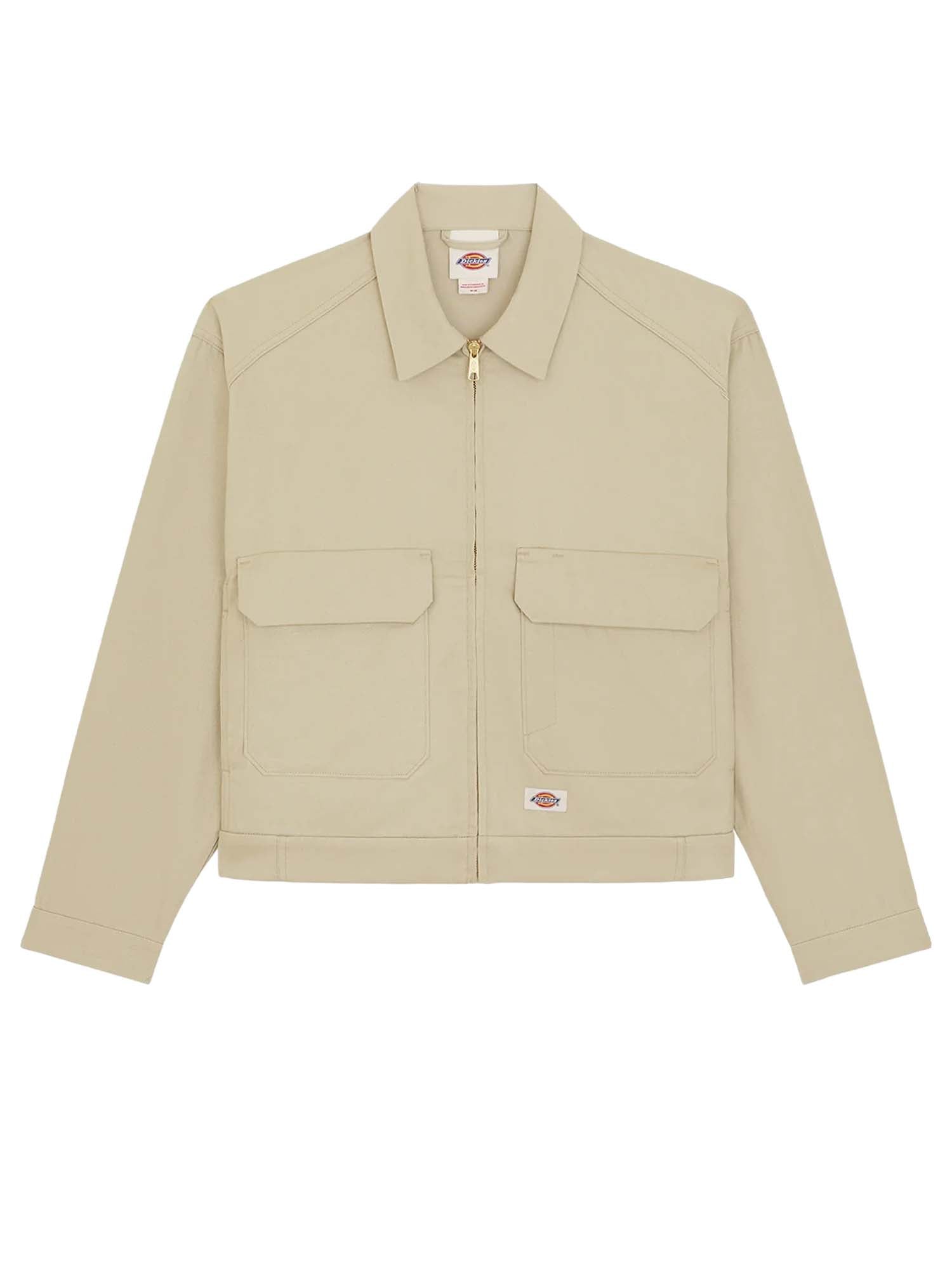 Dickies Giacca trucker in twill di canapa Verde