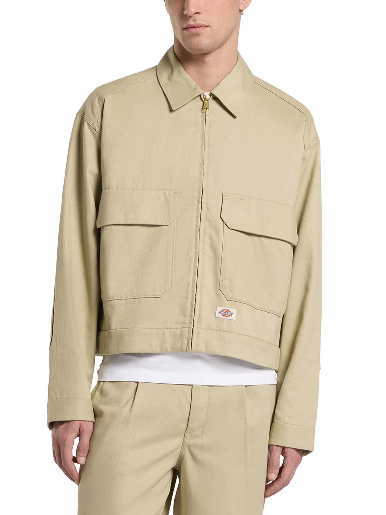 Dickies Giacca trucker in twill di canapa Verde