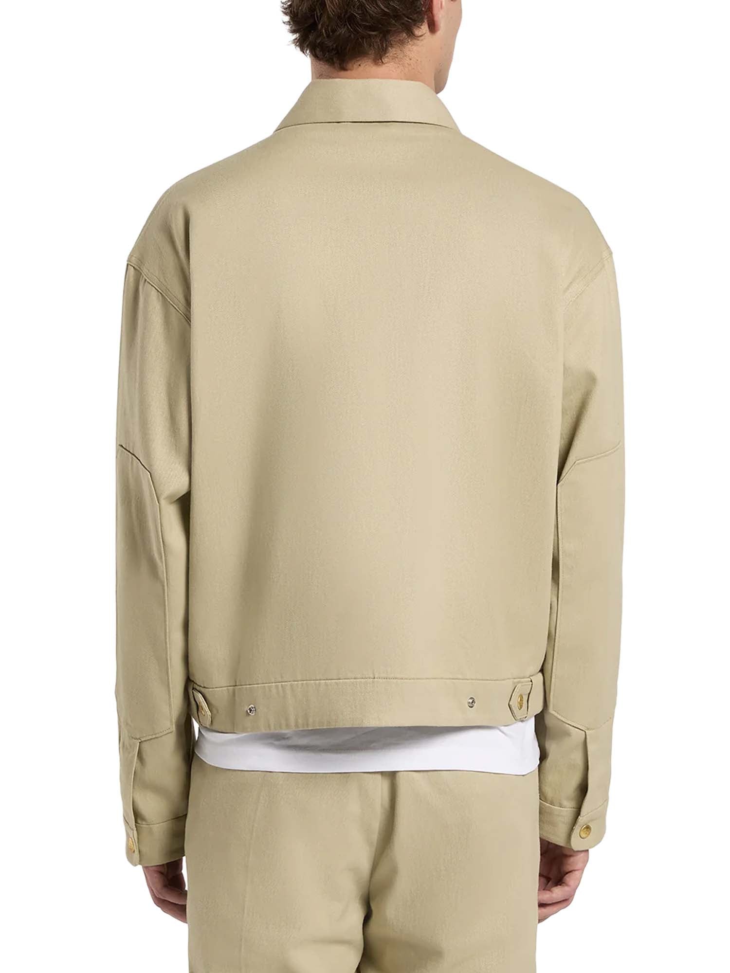 Dickies Giacca trucker in twill di canapa Verde