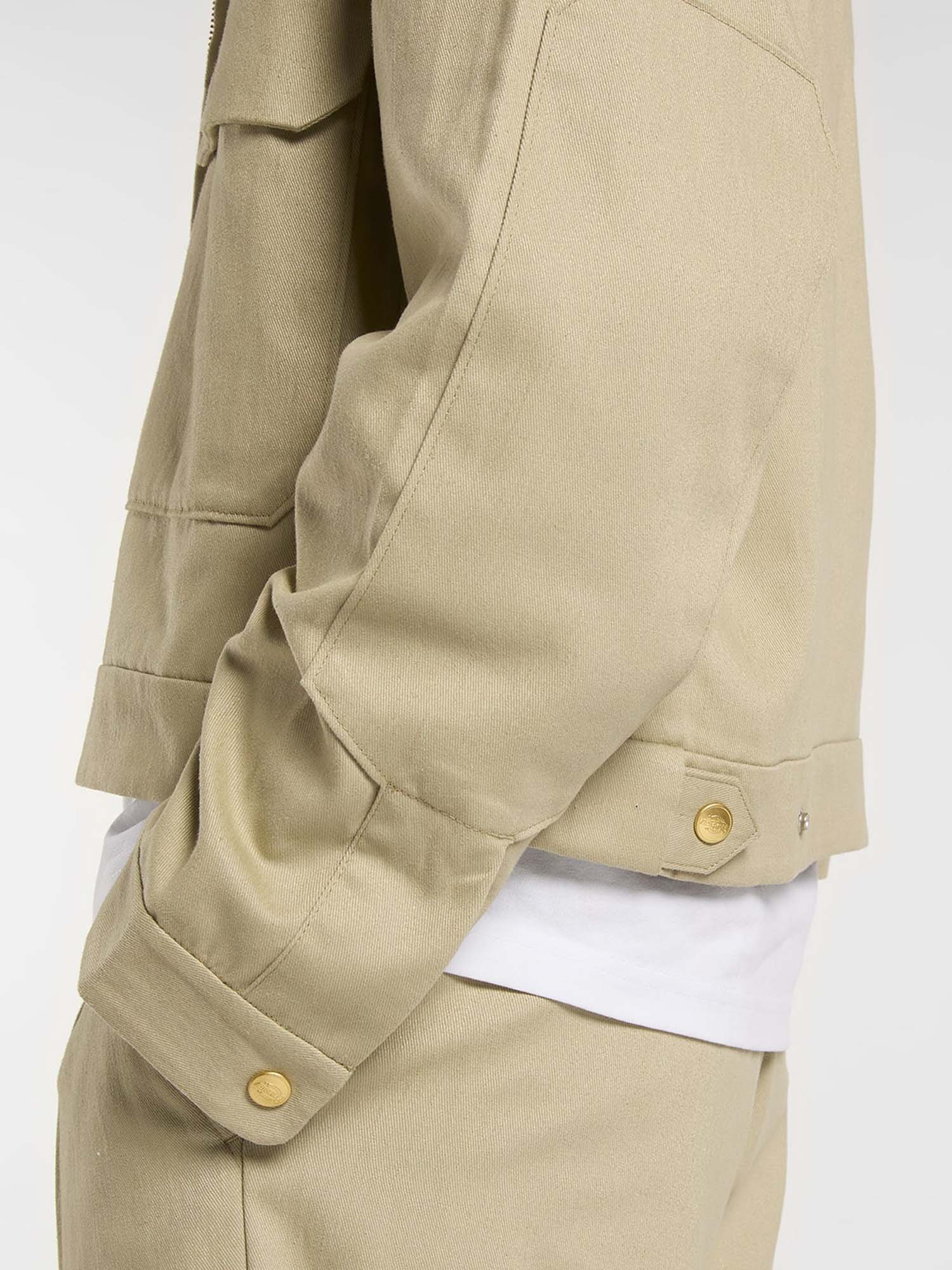 Dickies Giacca trucker in twill di canapa Verde