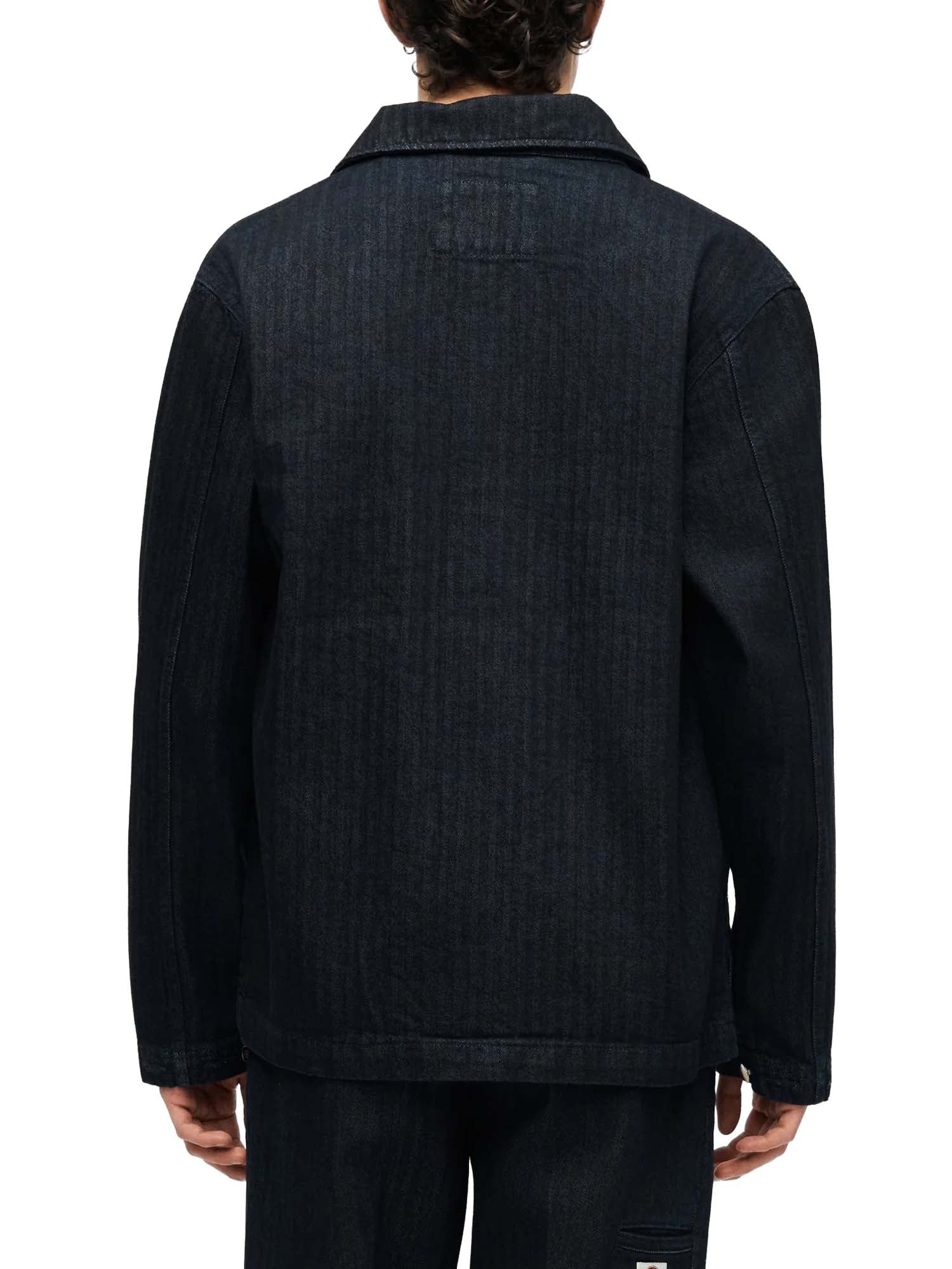 Dickies Giacca Selvedge Herringbone Barn Blu