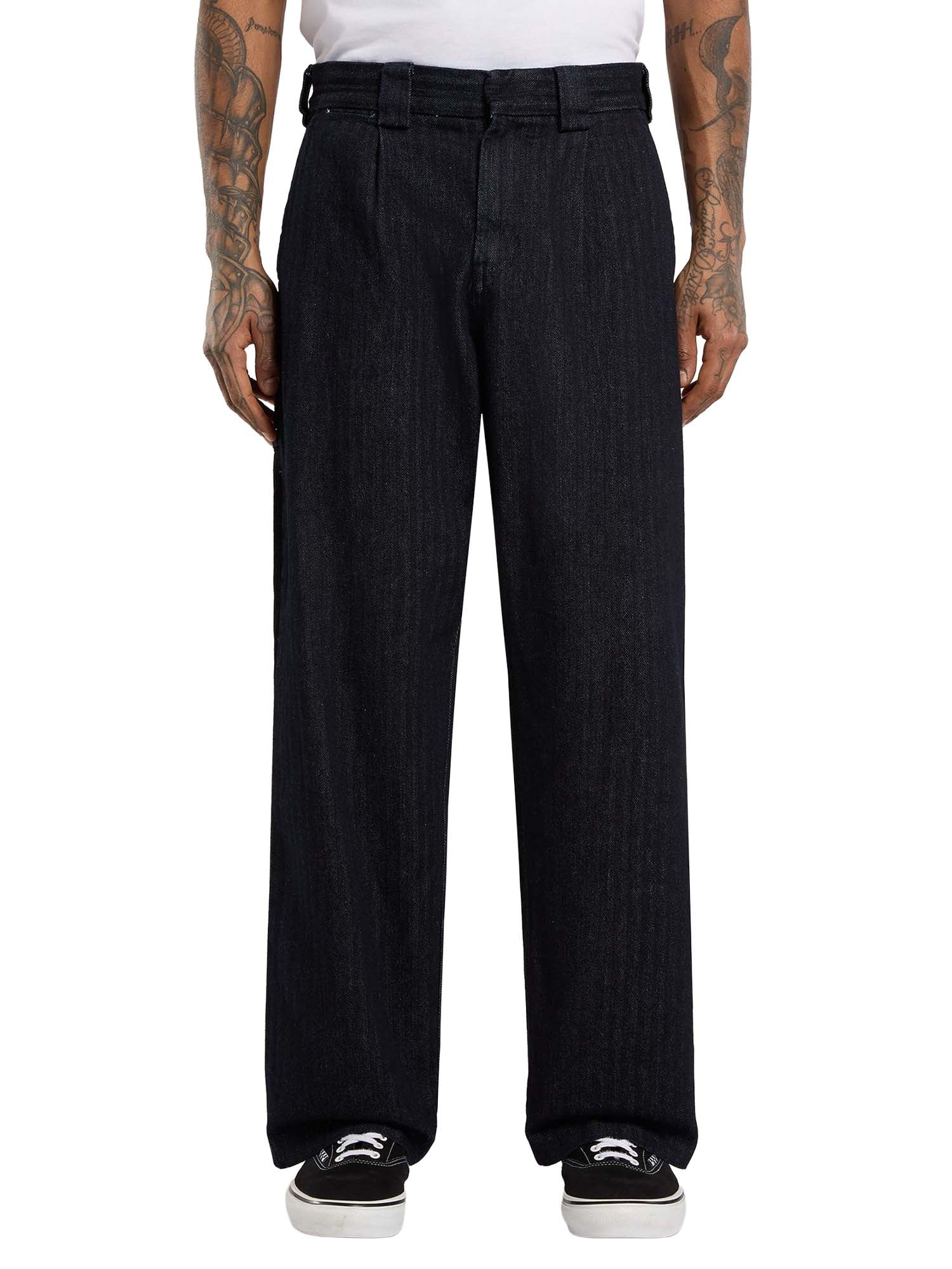 Dickies Pantaloni da lavoro Selvedge Herringbone Denim Blu