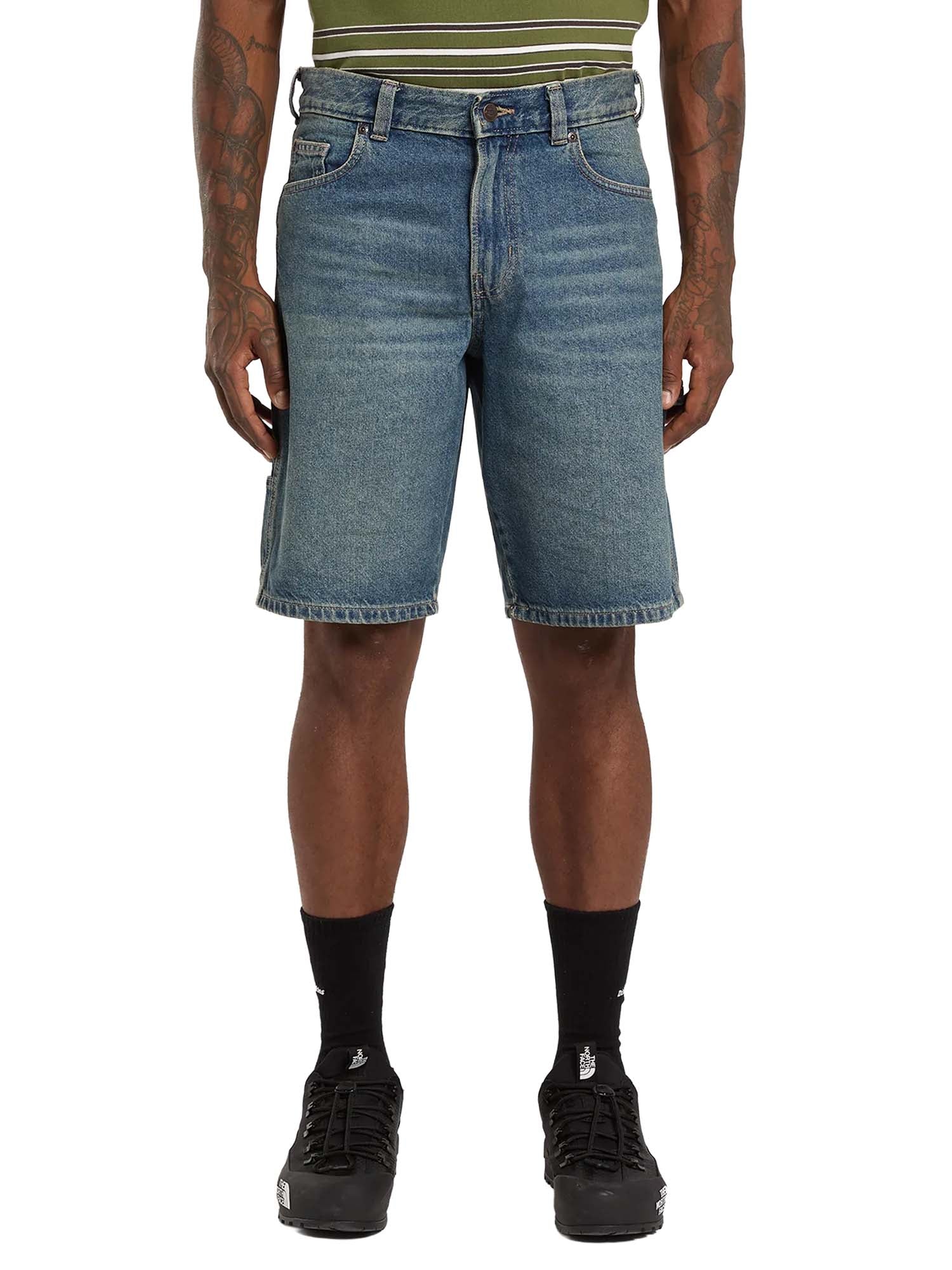 Dickies Shorts carpenter 993 11-Inch in denim Blu