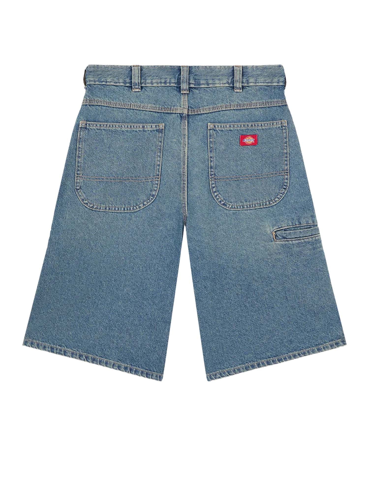 Dickies Shorts 958 13-Inch loose in denim Blu