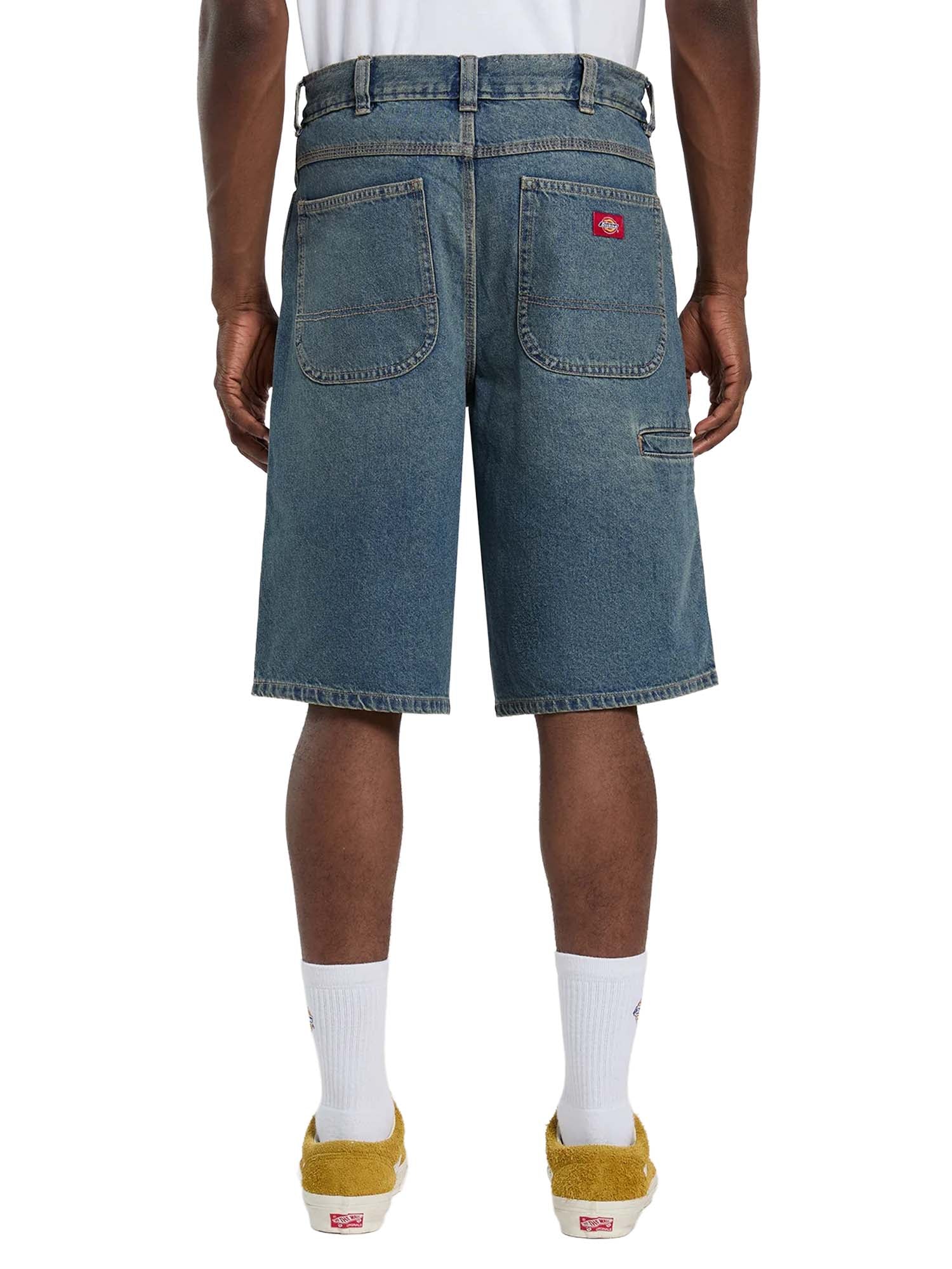 Dickies Shorts 958 13-Inch loose in denim Blu
