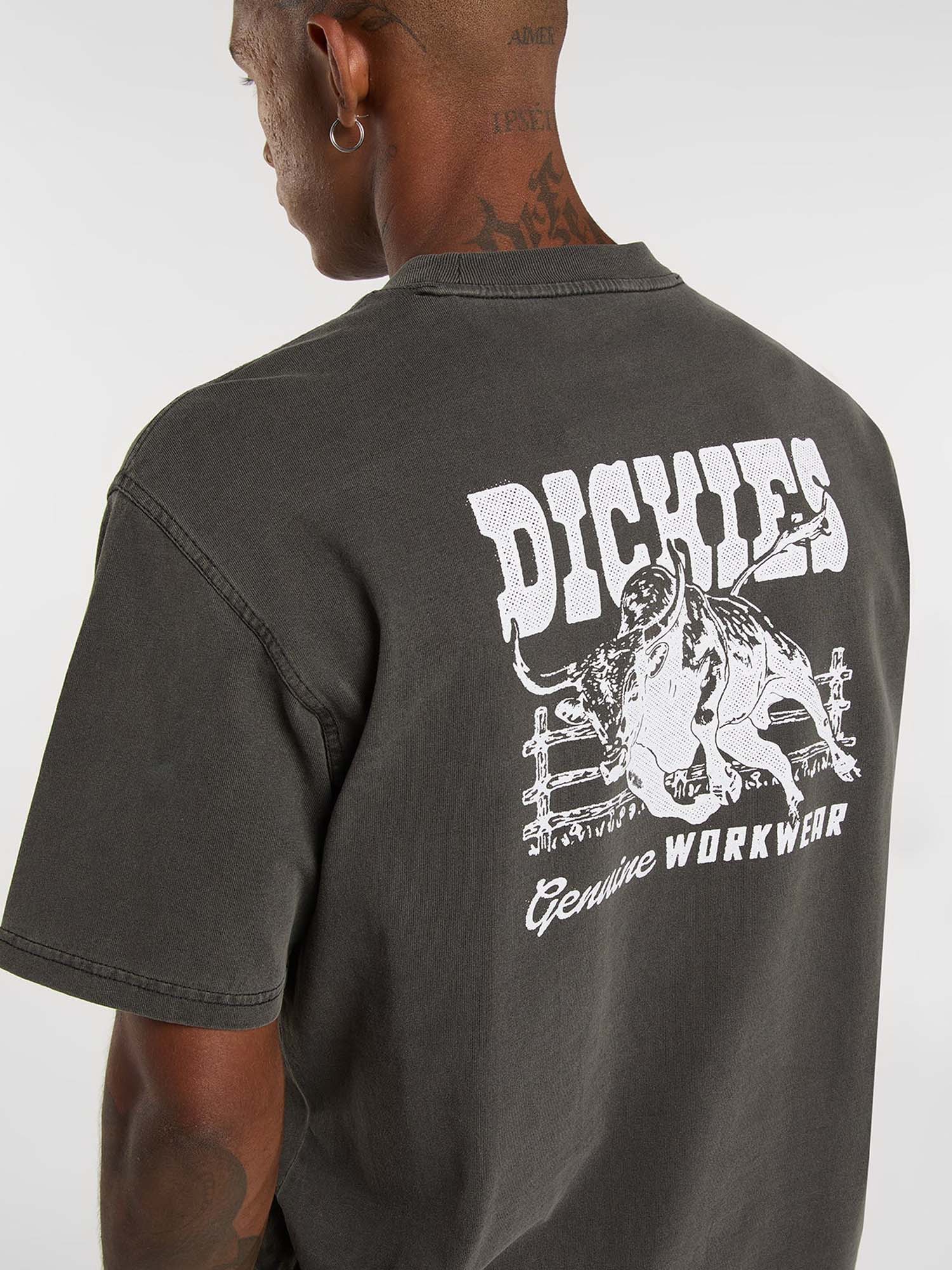 Dickies T-shirt peso medio Buchtell Nero