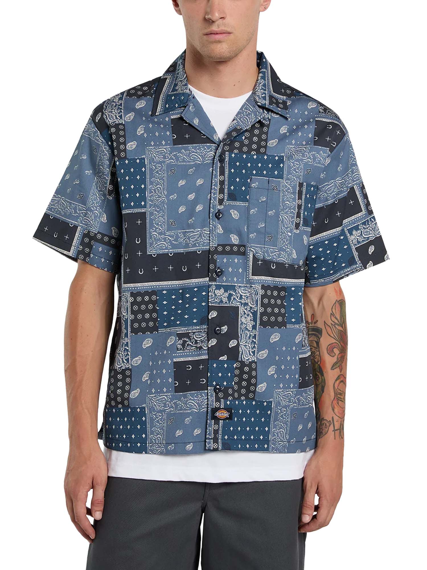 Dickies Camicia a maniche corte Glandorf Blu