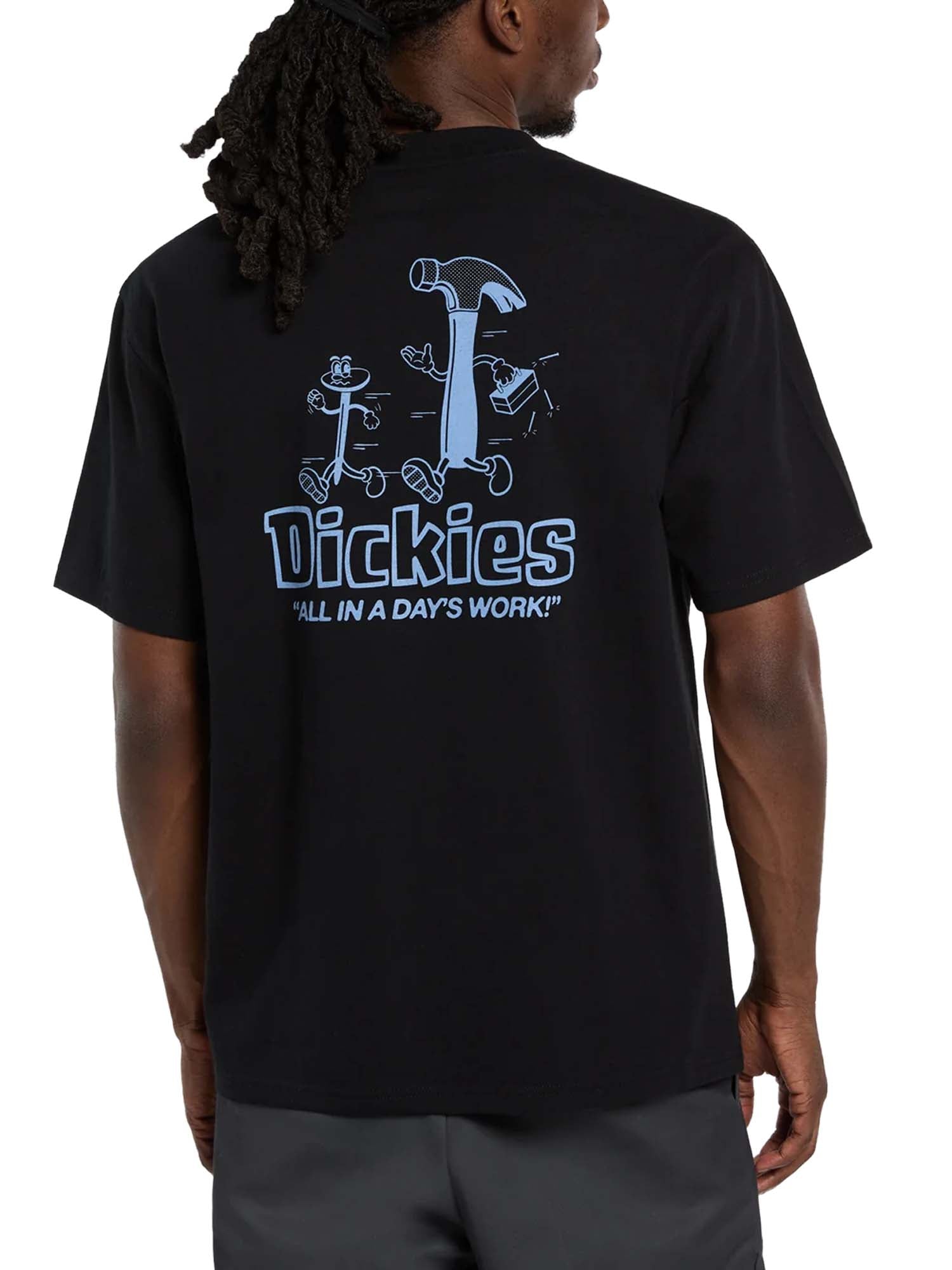 Dickies T-shirt di peso medio Fairlawn Nero