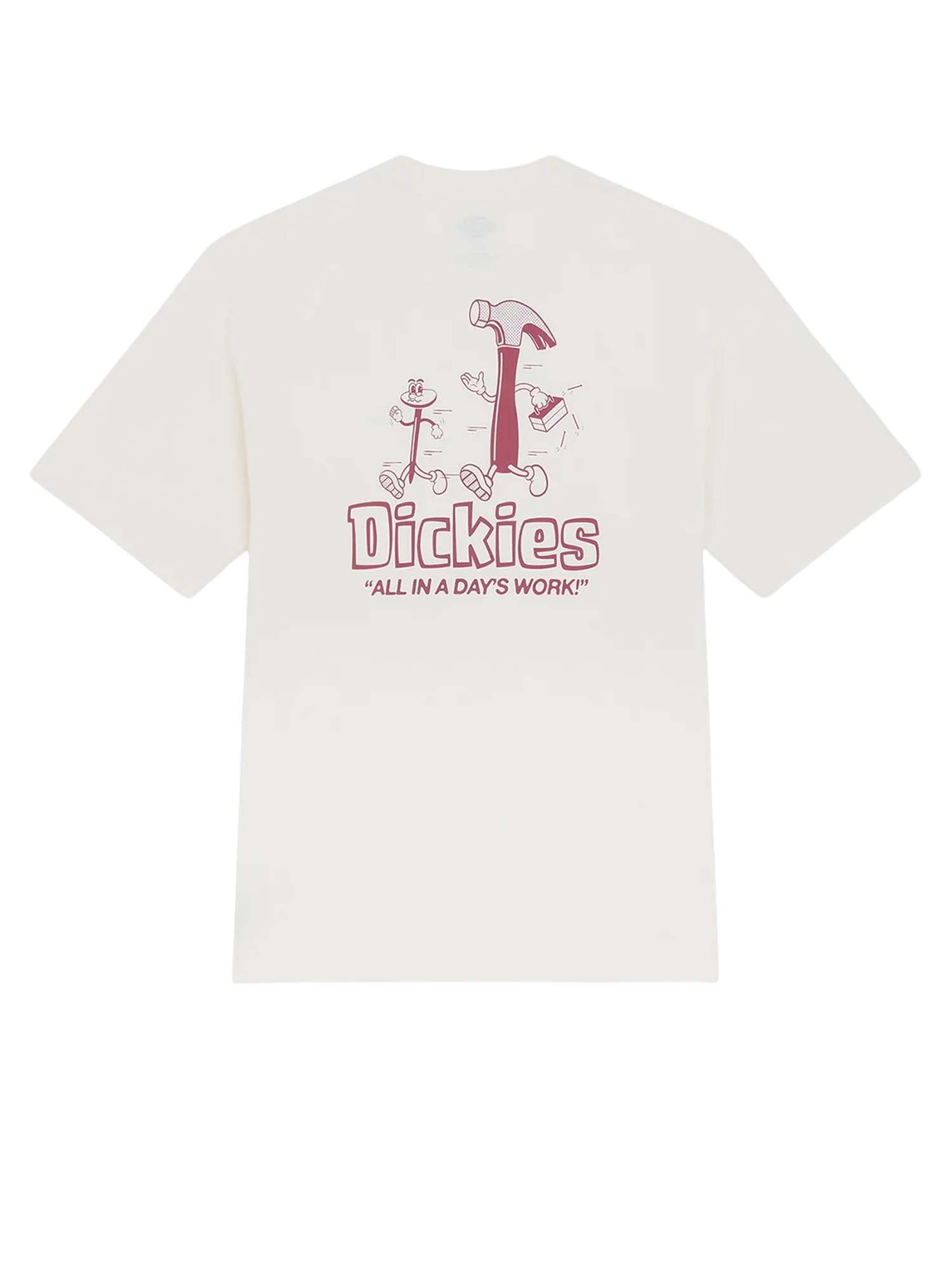 Dickies T-shirt di peso medio Fairlawn Bianco