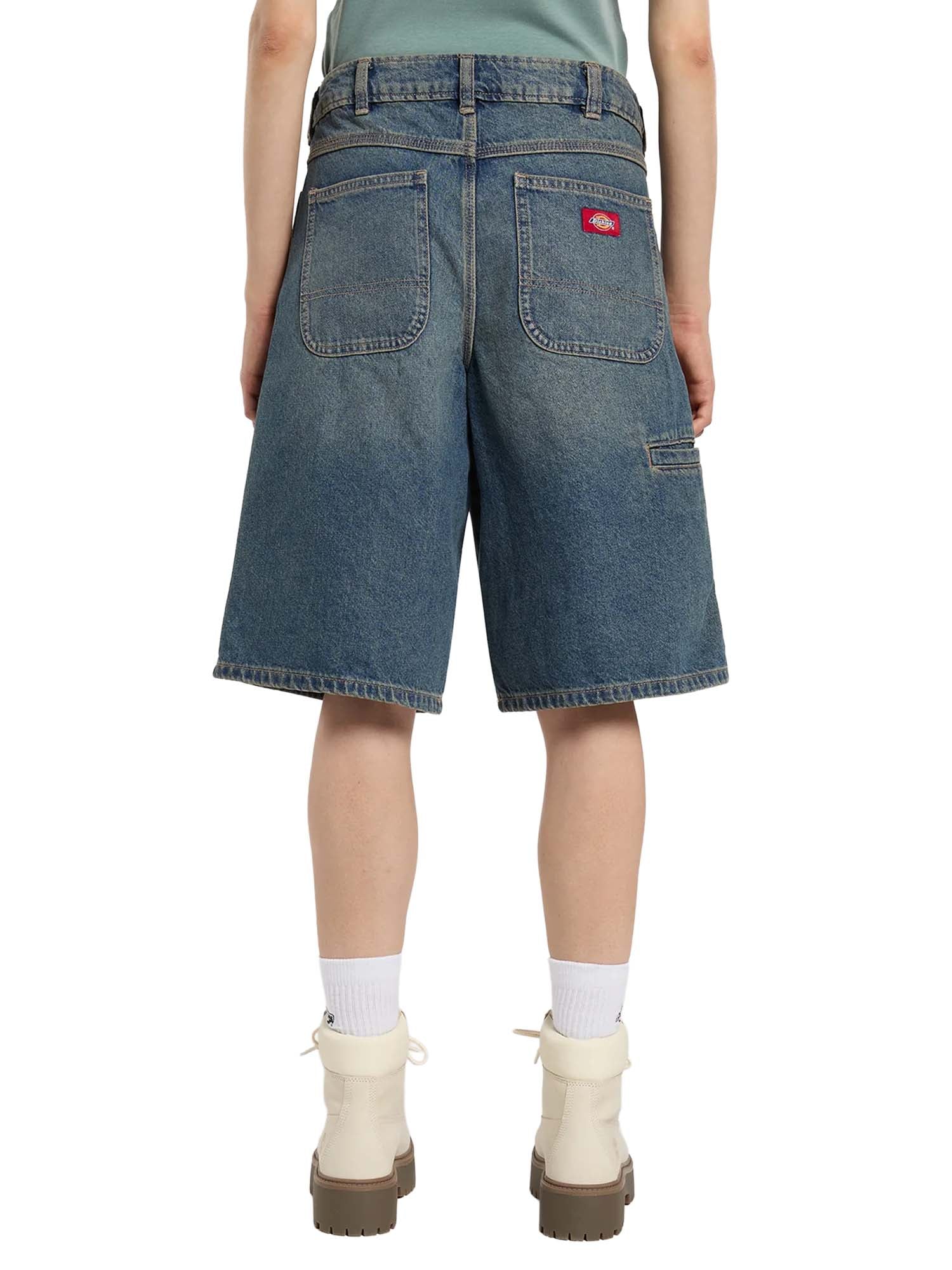Dickies Shorts 957 13-Inch in denim Blu