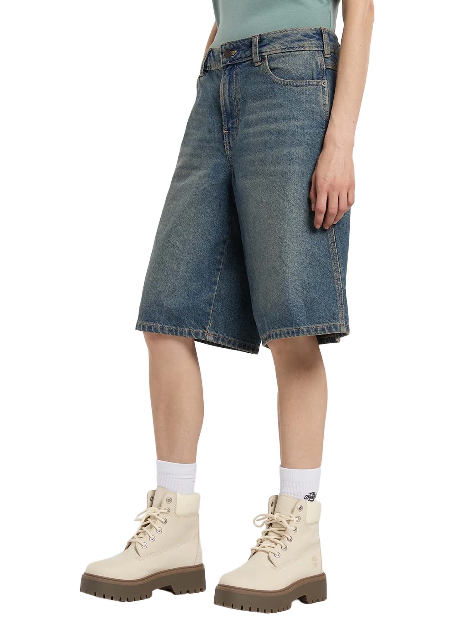 Dickies Shorts 957 13-Inch in denim Blu