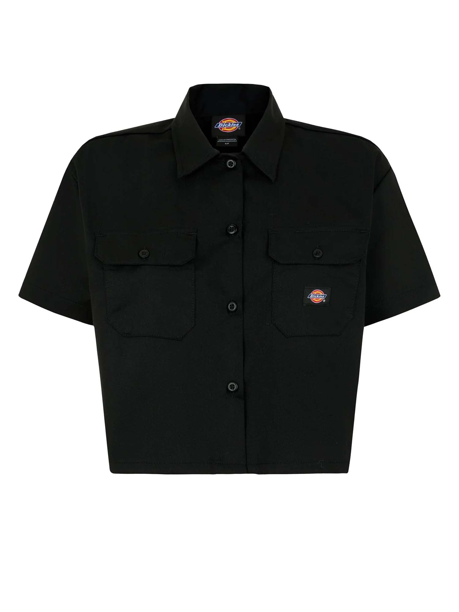 Dickies Camicia da lavoro corta in vita Nero