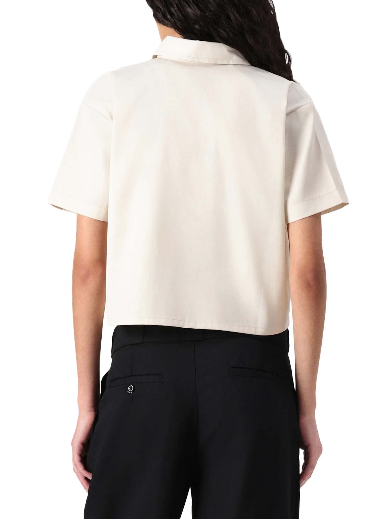 Dickies Camicia da lavoro corta in vita Bianco