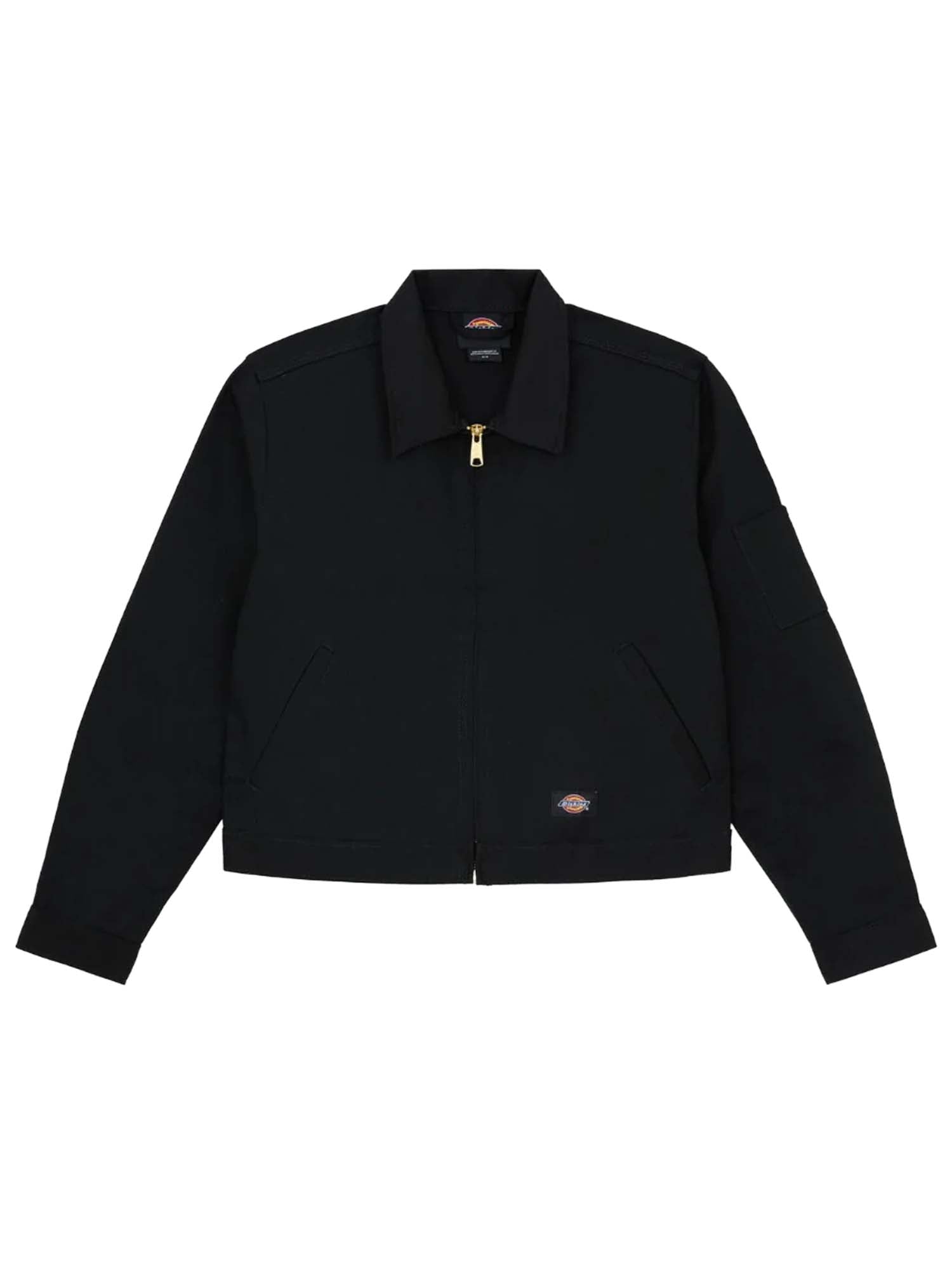 Dickies Giacca sfoderata Eisenhower corta in vita da donna Nero