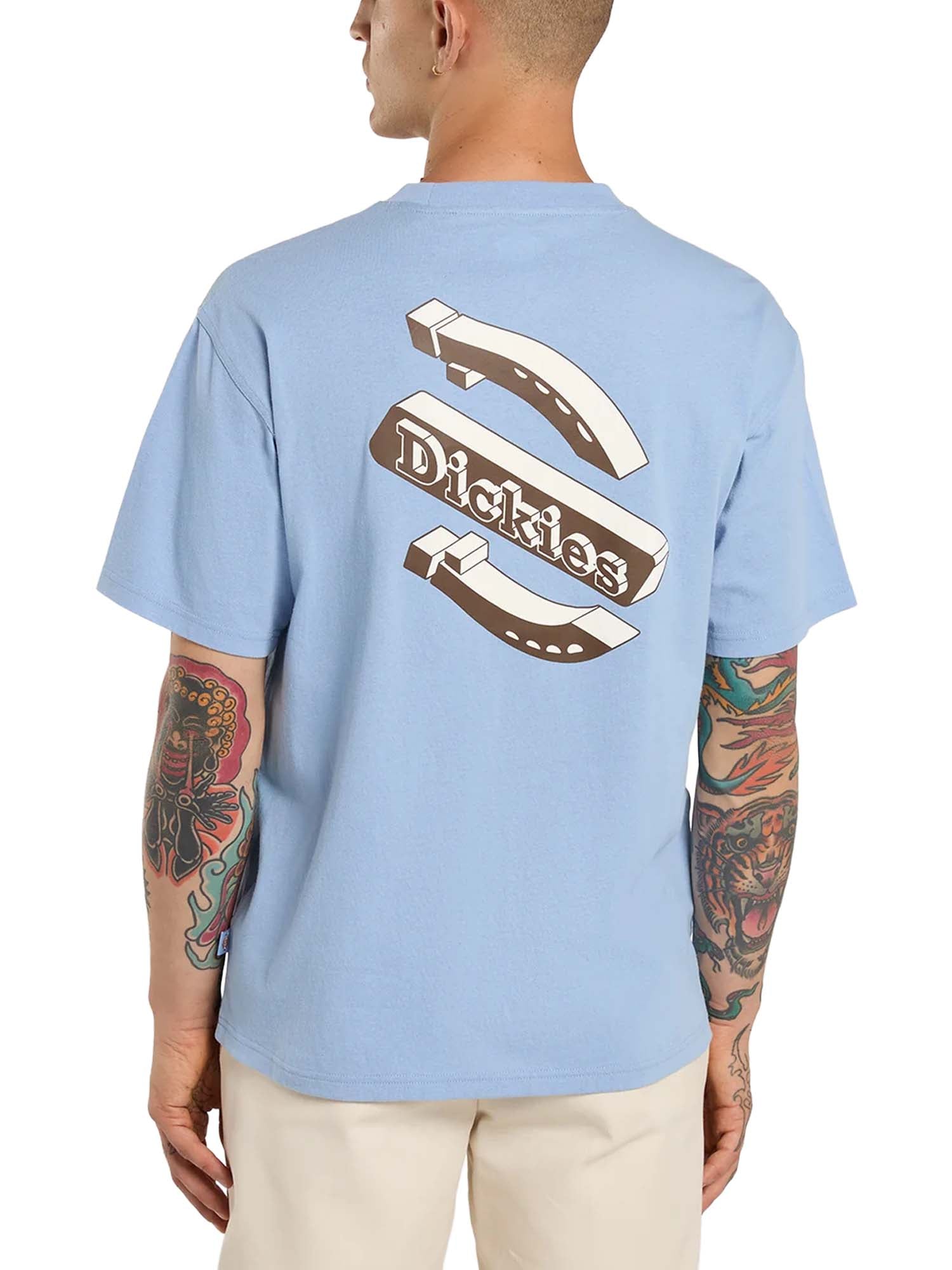 Dickies T-shirt leggera Thornville Azzurro