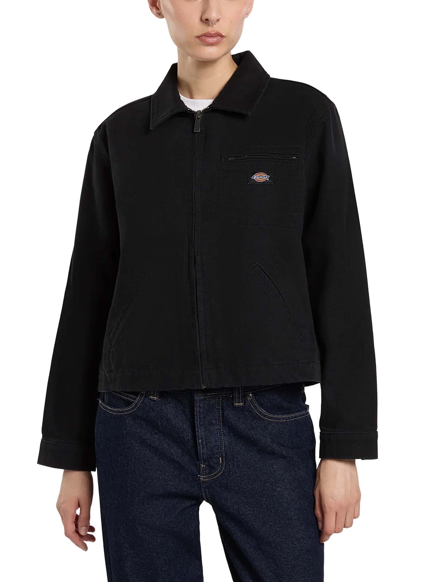 Dickies Giacca painter in canvas non foderata da donna Nero
