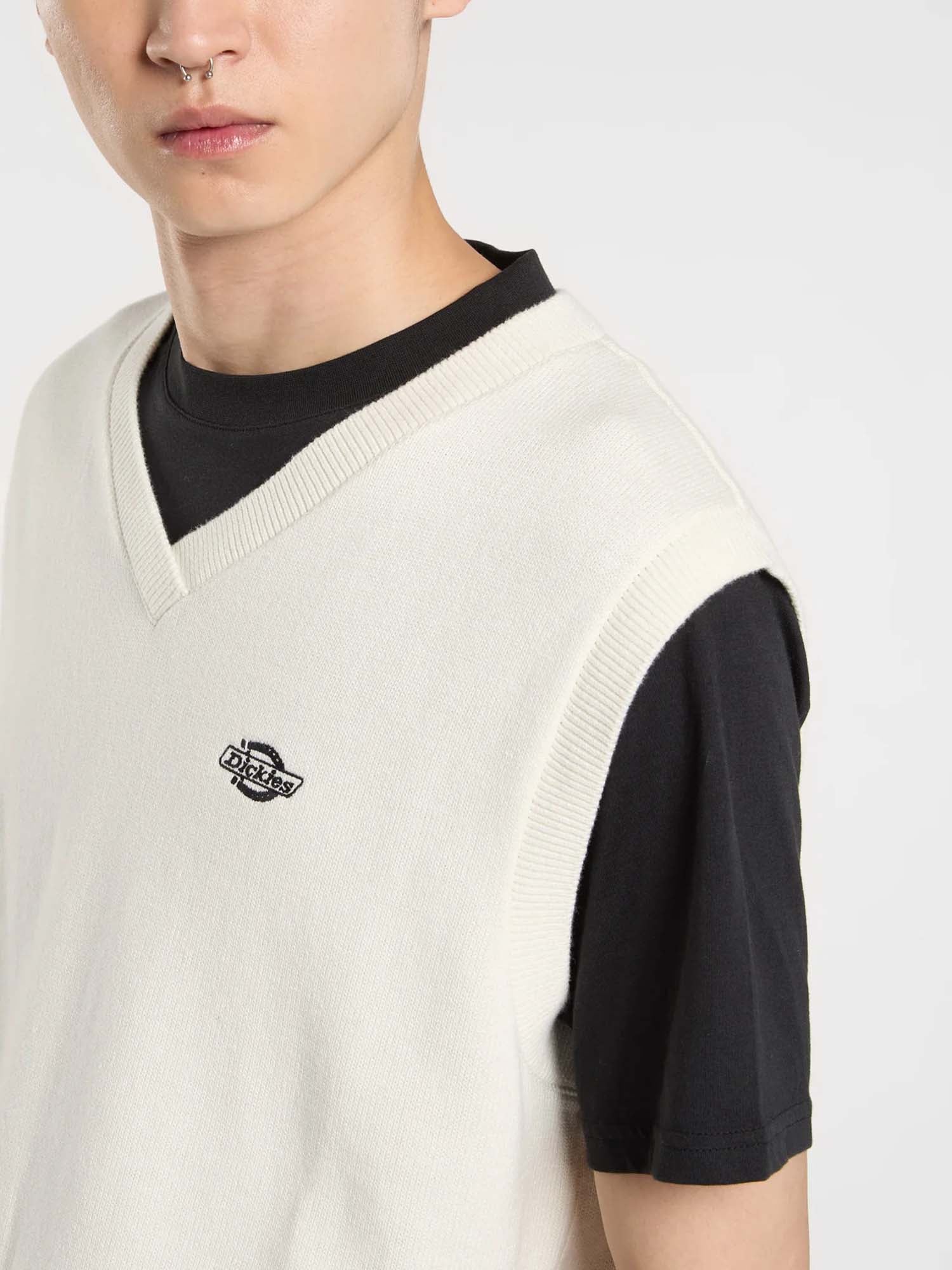 Dickies Gilet in maglia Summerdale Bianco