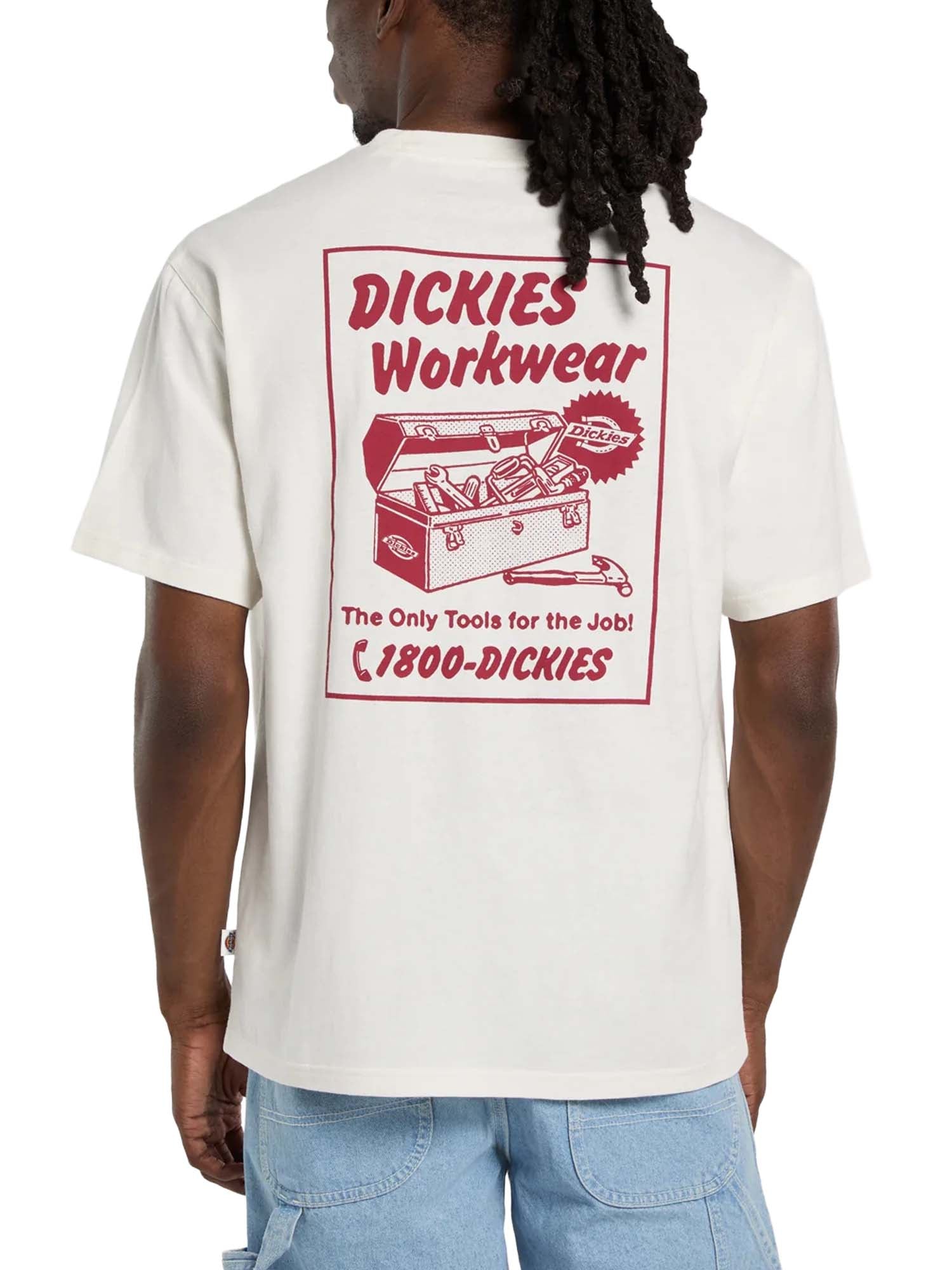 Dickies T-shirt leggera Dry Ridge Bianco