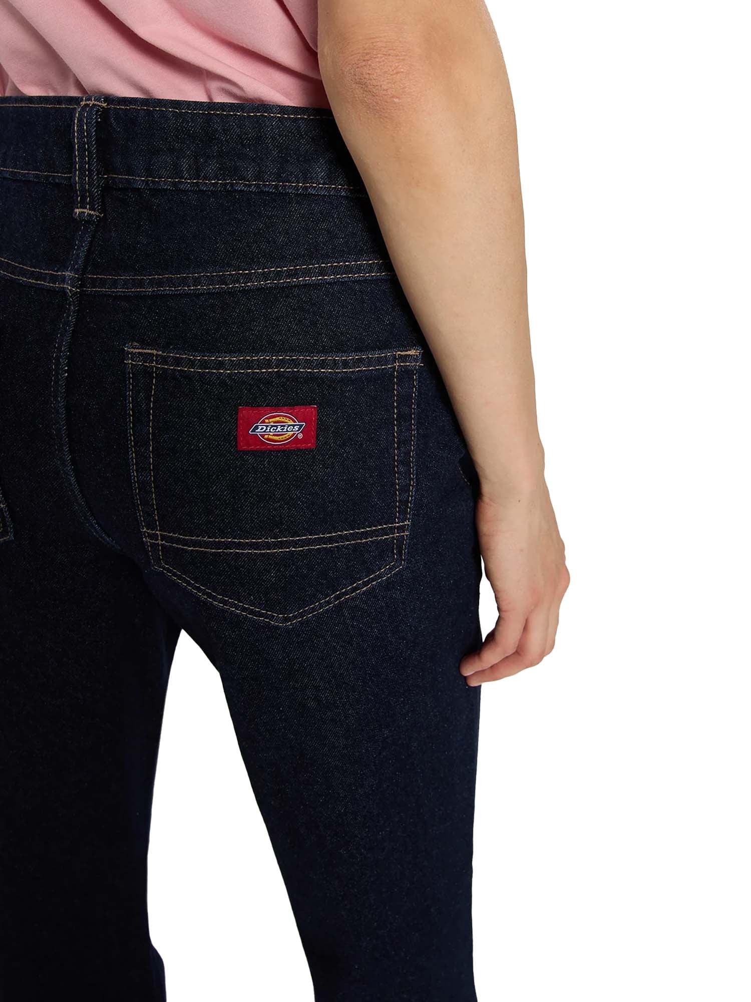 Dickies Jeans Bootcut Regular da donna Blu