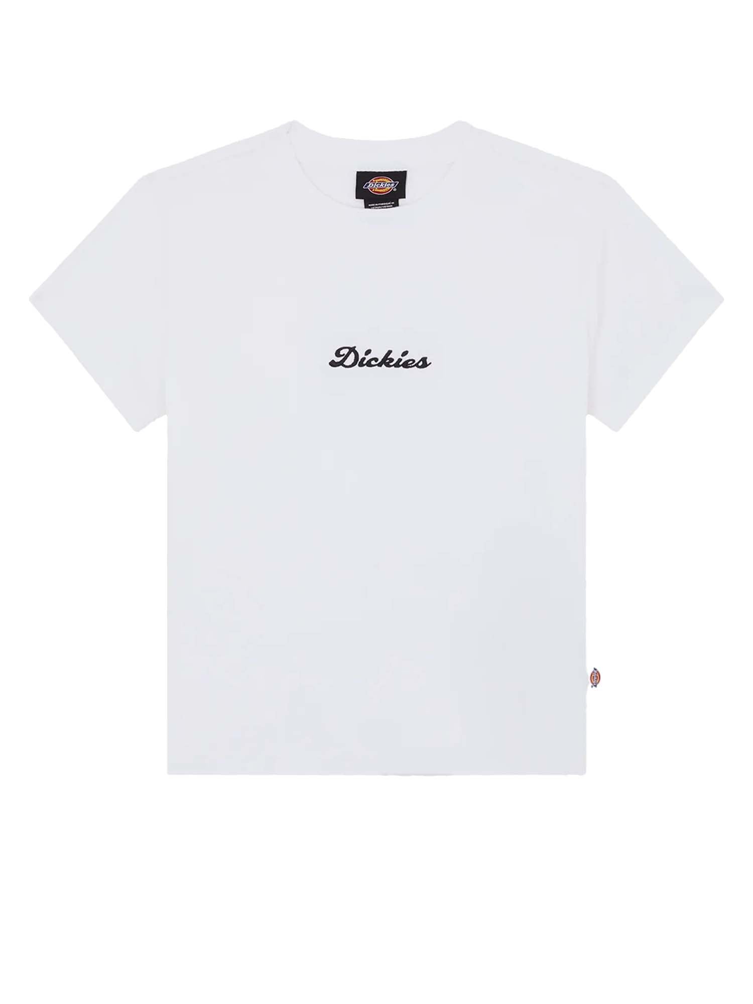 Dickies T-shirt di peso medio Wellsville da donna Bianco