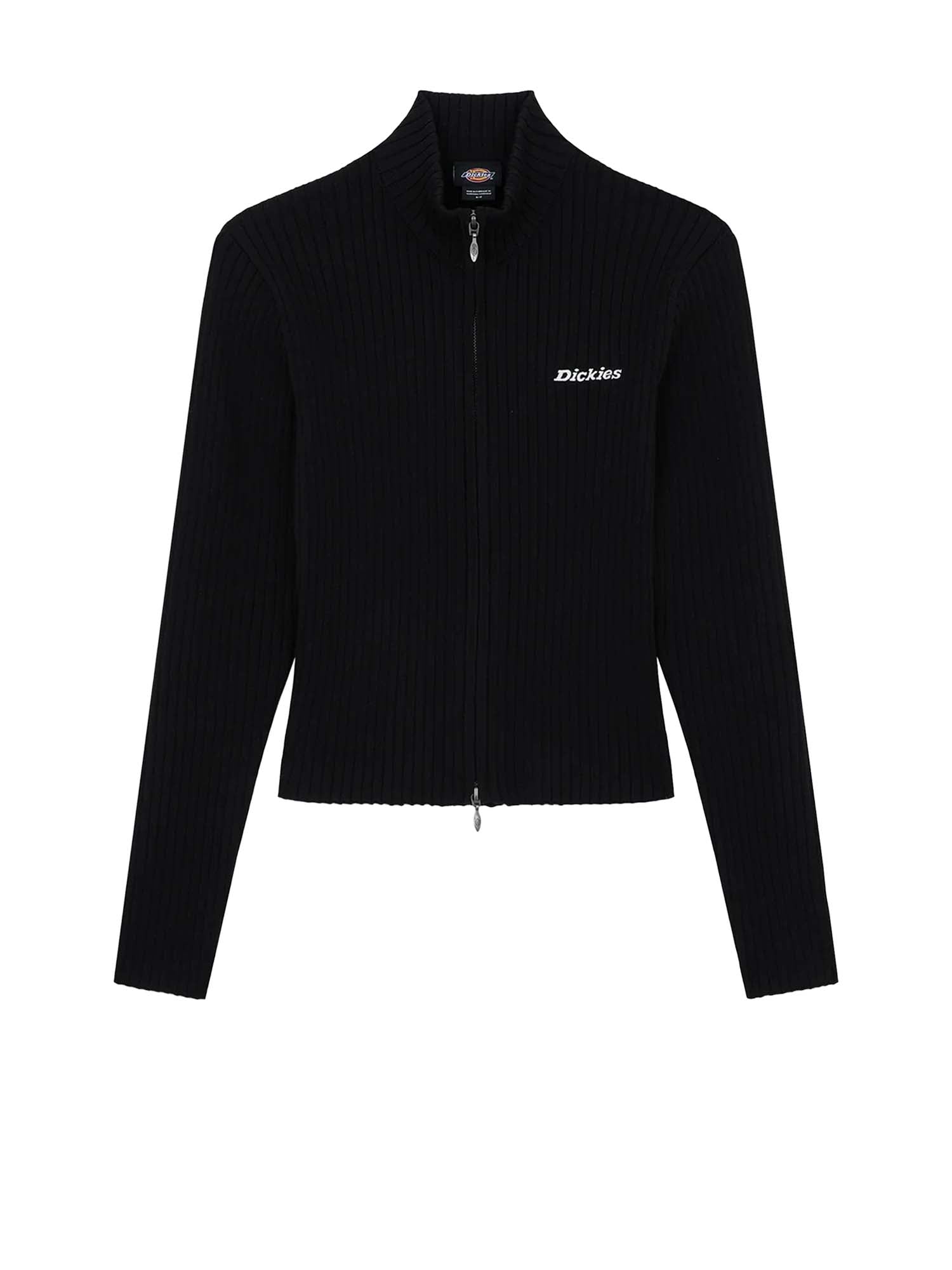 Dickies Maglione con zip integrale Wellsville da donna Nero