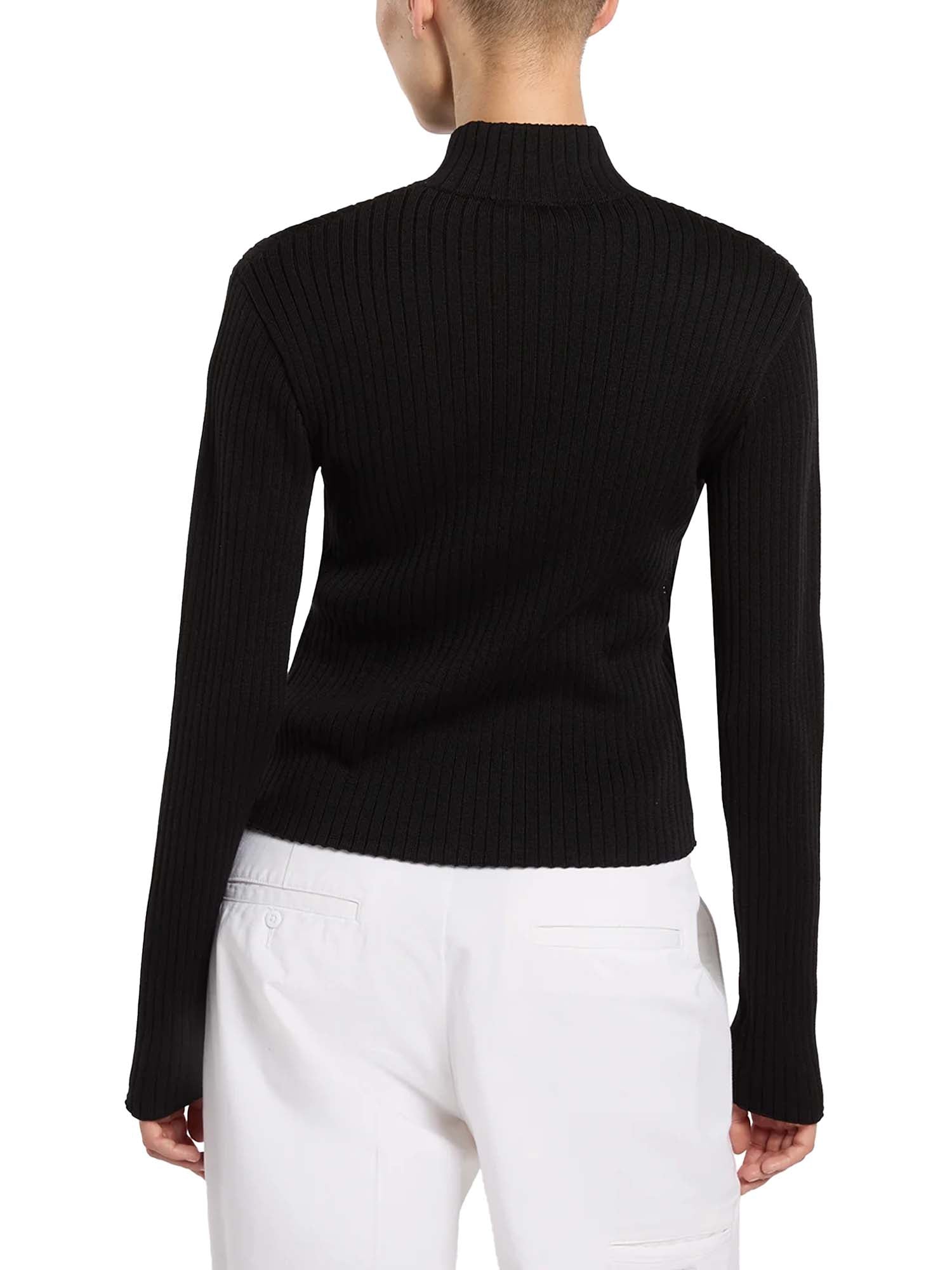 Dickies Maglione con zip integrale Wellsville da donna Nero