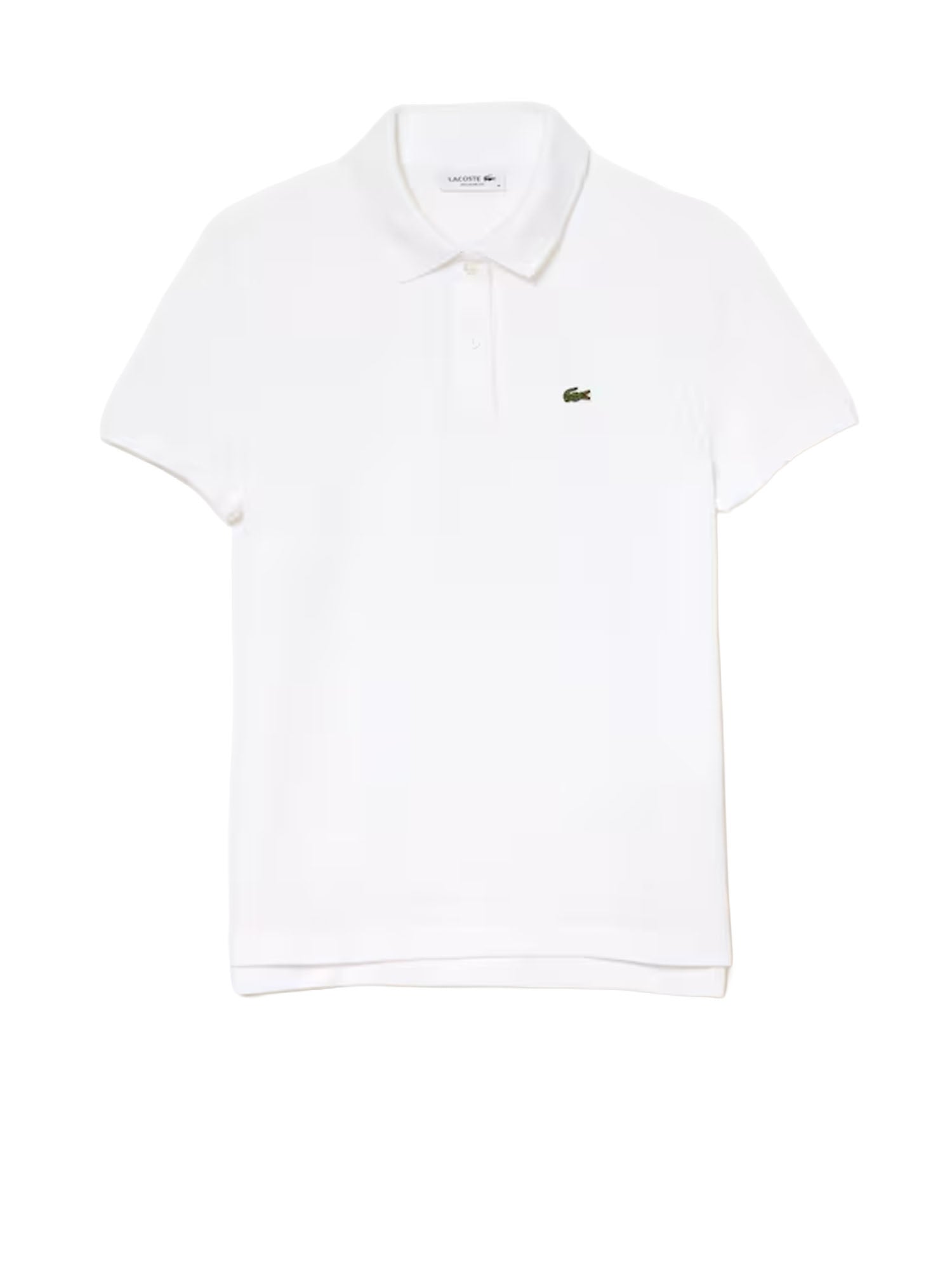 Lacoste Polo regular fit in morbido petit piqué Bianco