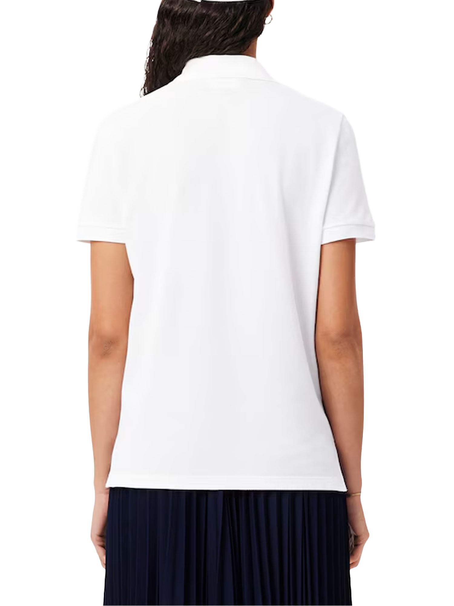 Lacoste Polo regular fit in morbido petit piqué Bianco