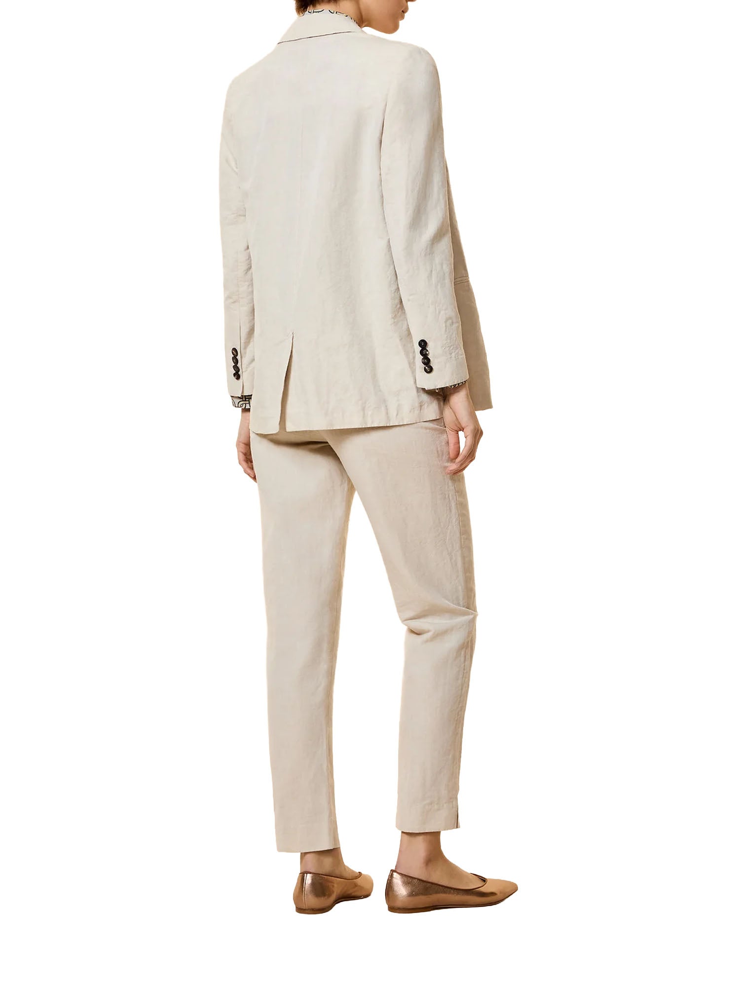 Rrd Lynco Boyfriend Wom Blazer Beige