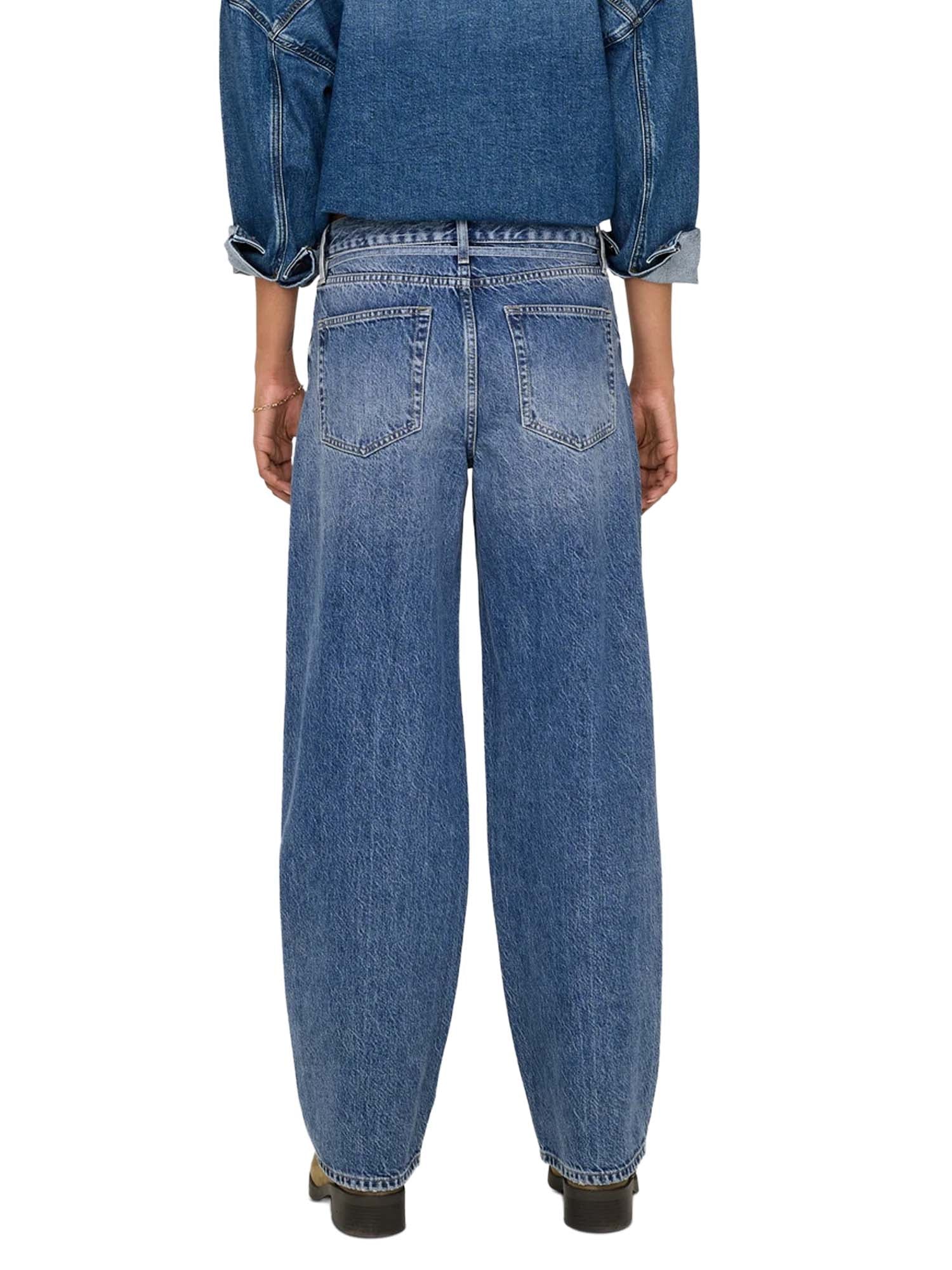 Only Jeans Onlgianna Vita Media Balloon Fit Blu
