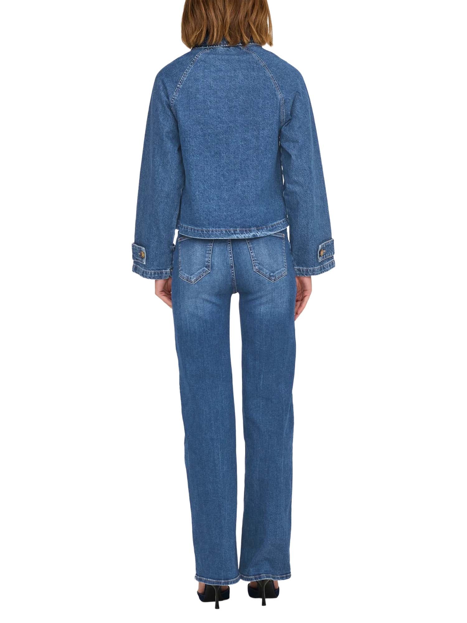 Only Giubbotto di jeans April Blu