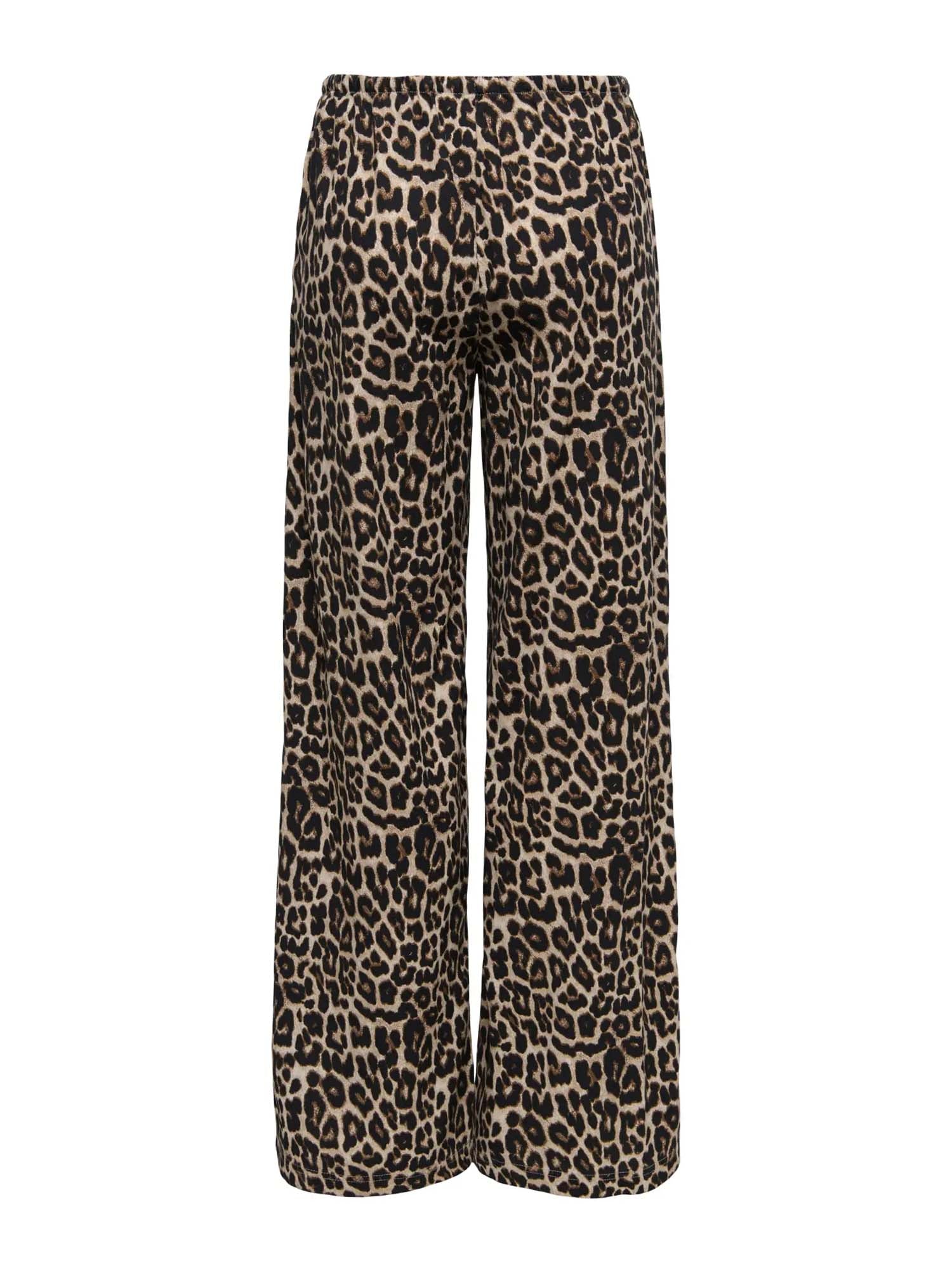 Only Pantaloni Onlaris Life Pullup Tie Animalier