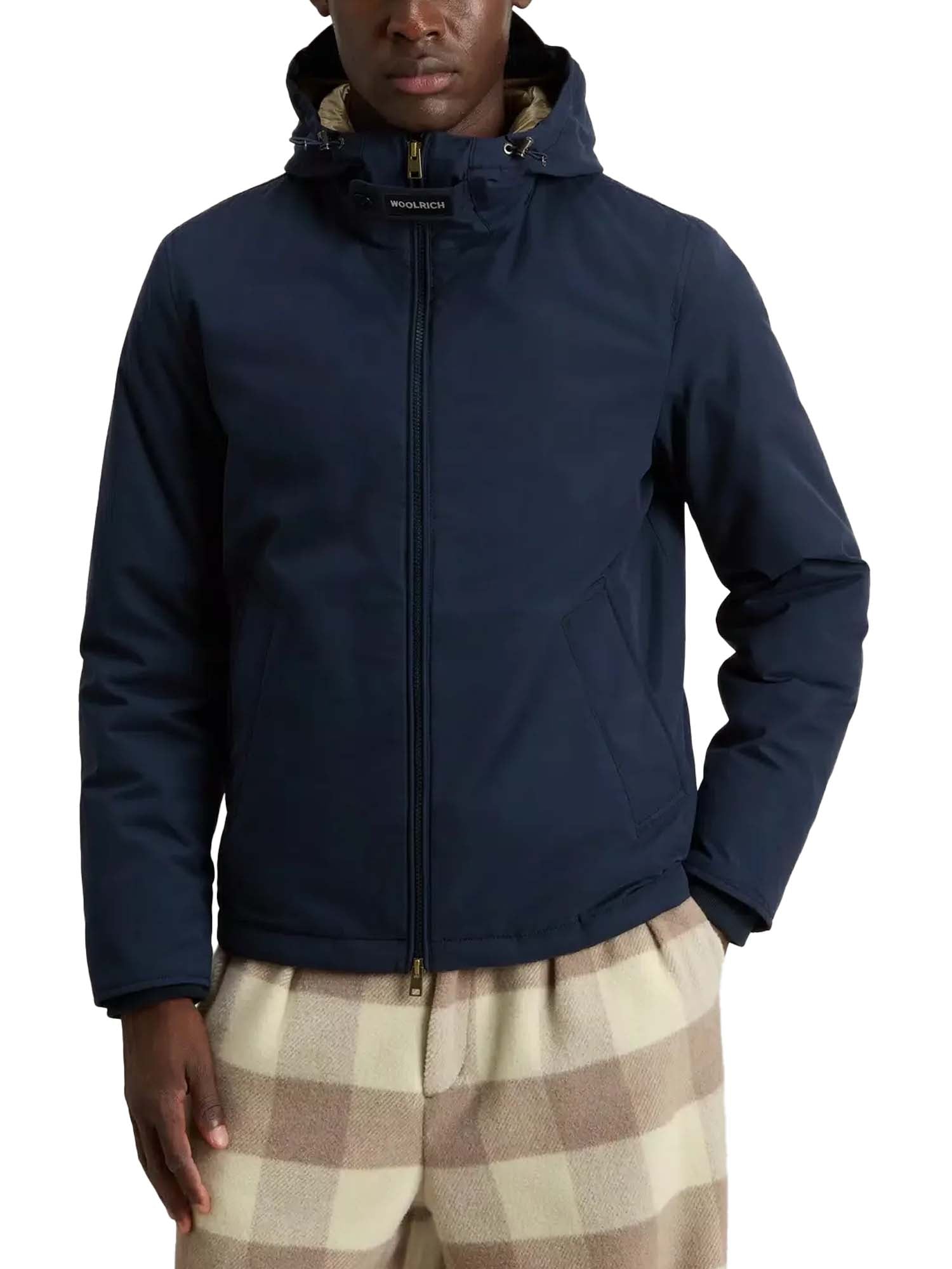 Woolrich GIacca Mountain Cloth Pacific Blu