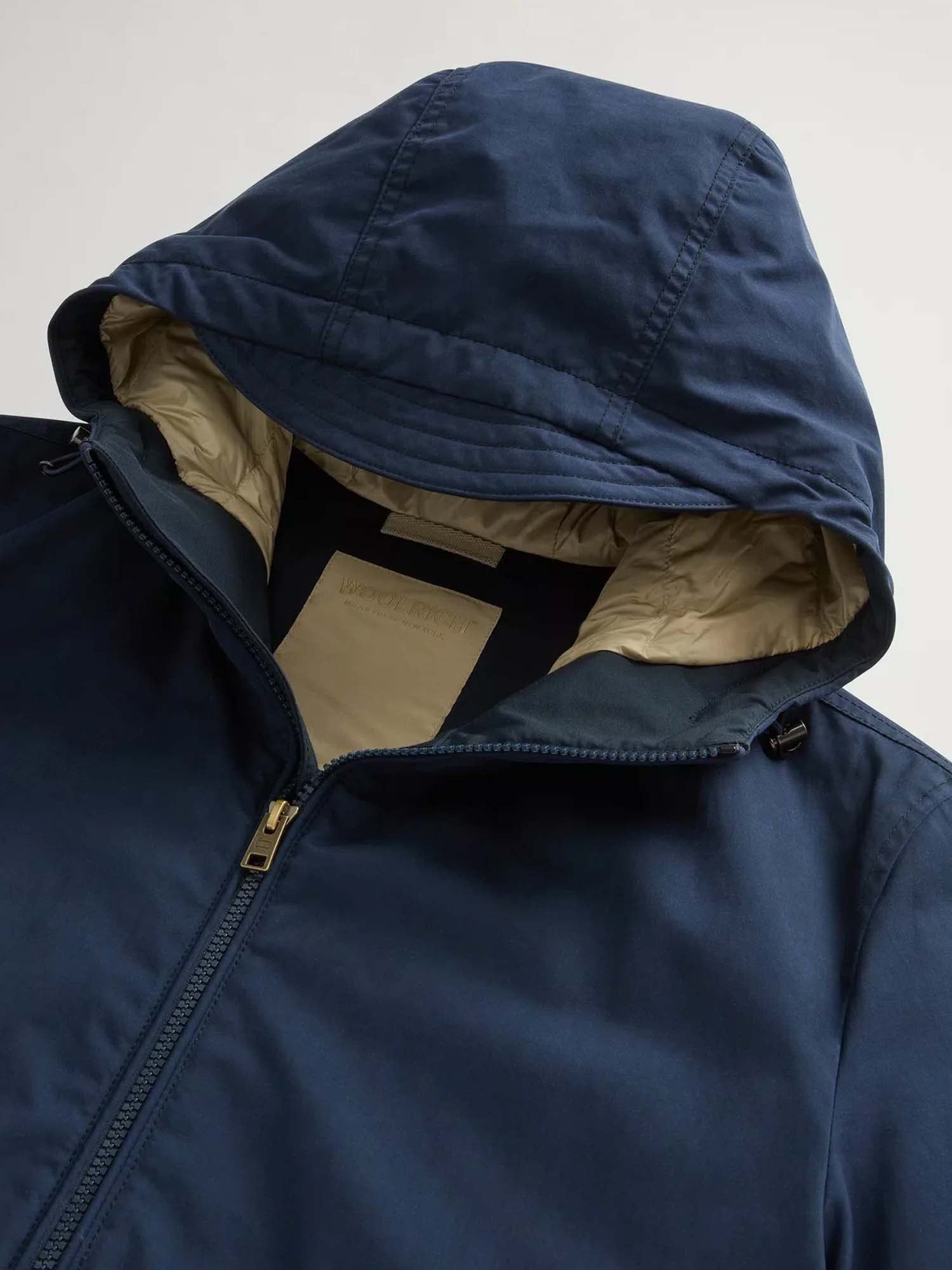 Woolrich GIacca Mountain Cloth Pacific Blu