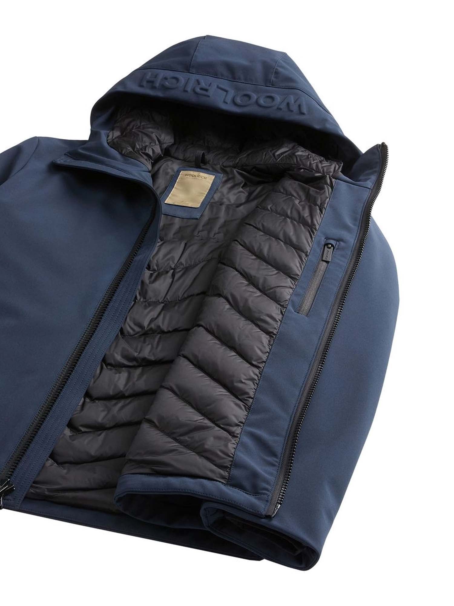 Woolrich Giacca Softshell Pacific Blu