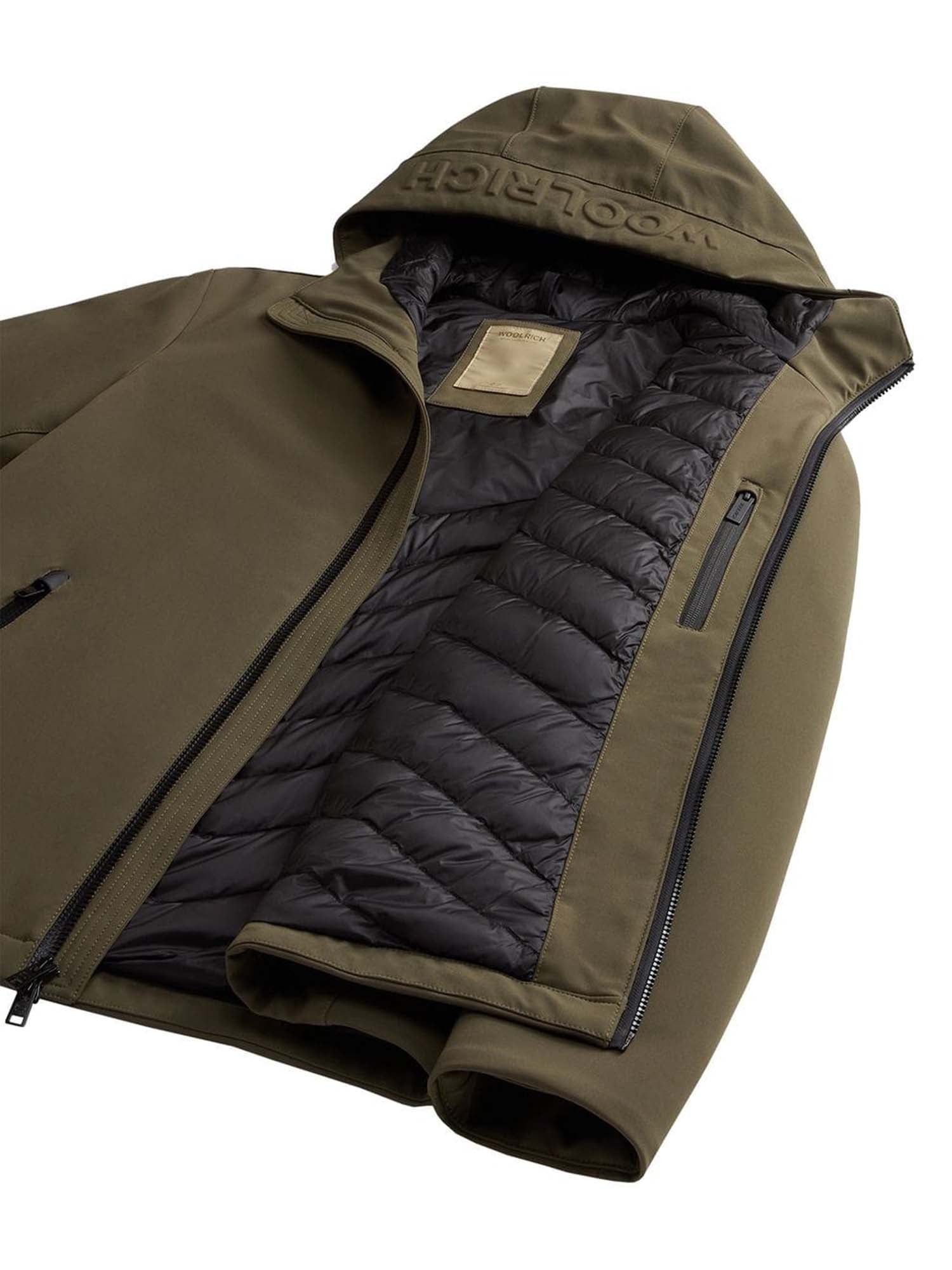 Woolrich Giacca Softshell Pacific Verde