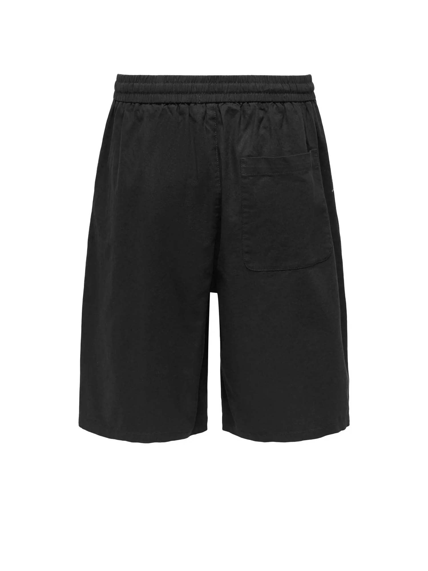 Only & Sons Shorts ONSDAVES Wide Leg Fit Lino Nero