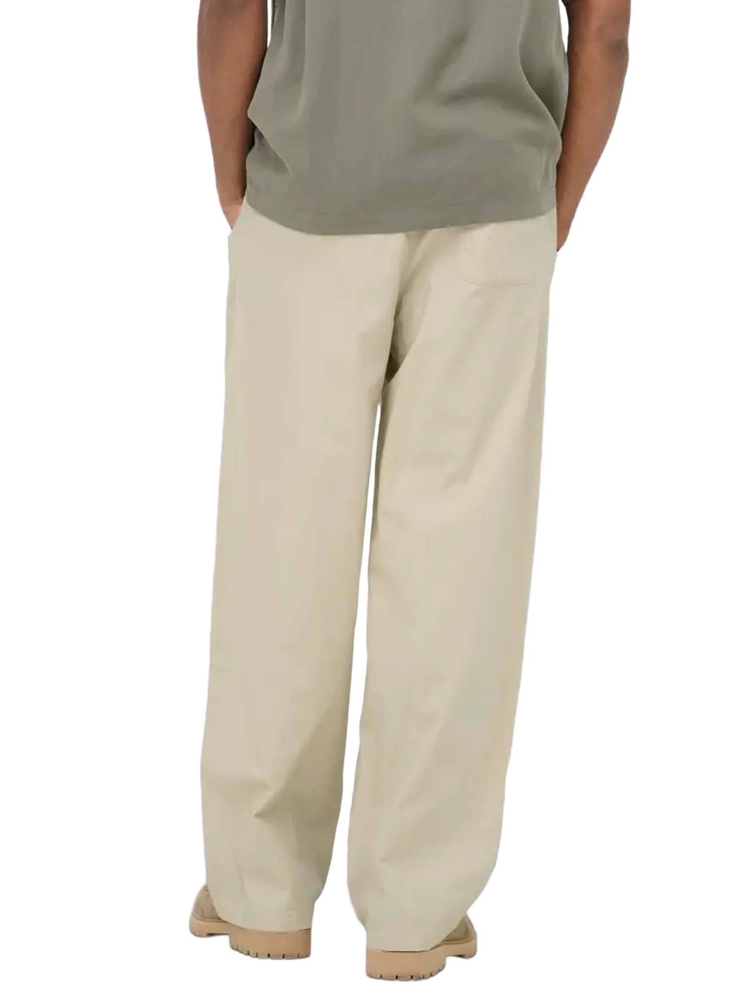 Only & Sons Pantaloni ONSDAVES Wide Leg Fit Lino Grigio