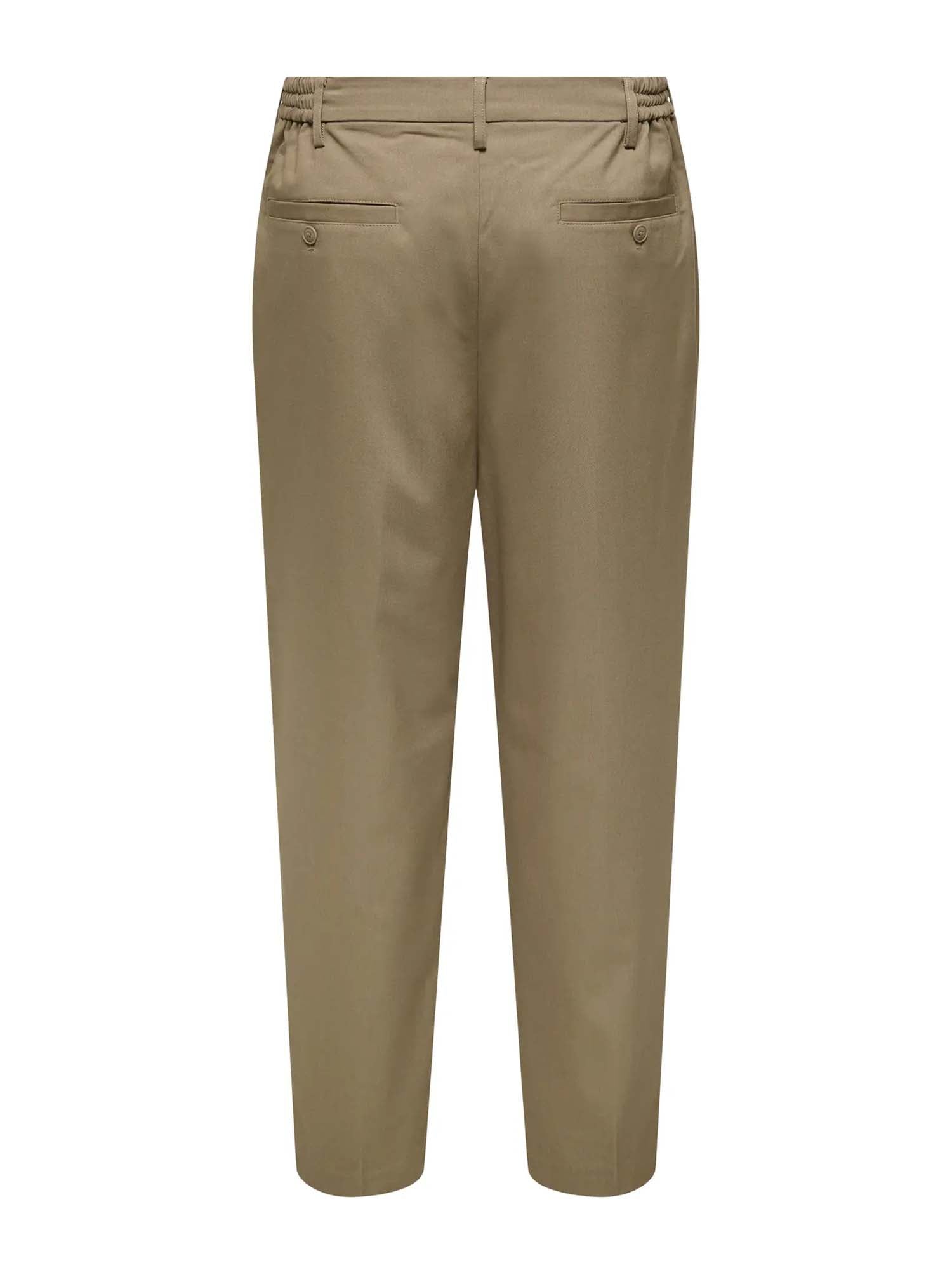 Only & Sons Pantaloni Chino Miro Loose Fit Marrone