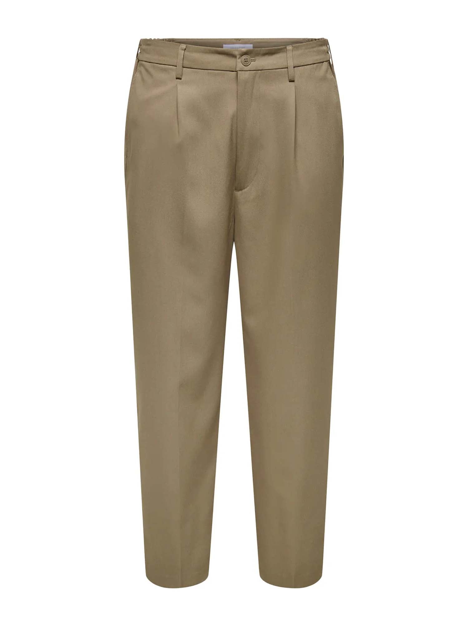 Only & Sons Pantaloni Chino Miro Loose Fit Marrone