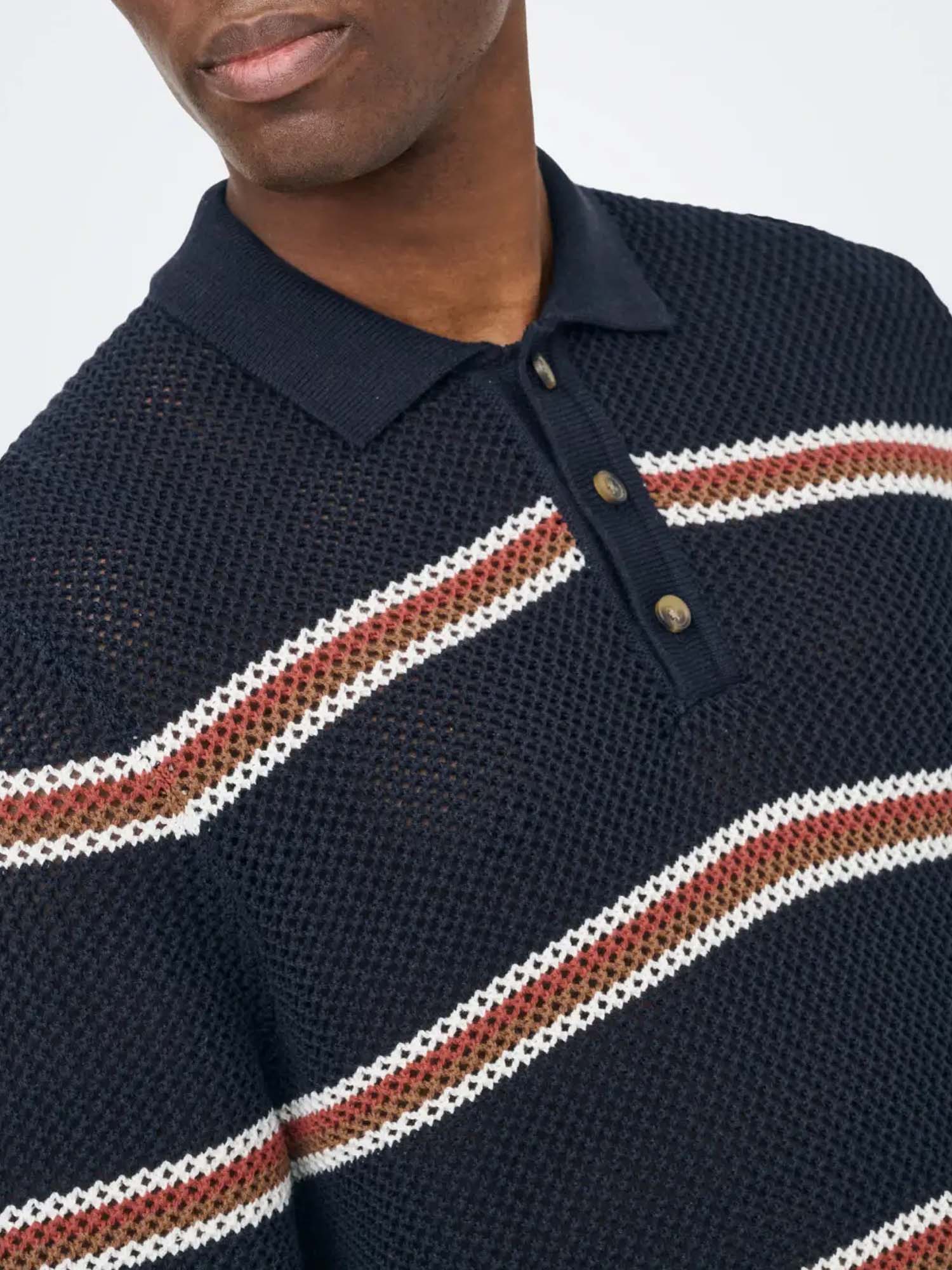 Only & Sons Polo in maglia ONSSEJR Blu