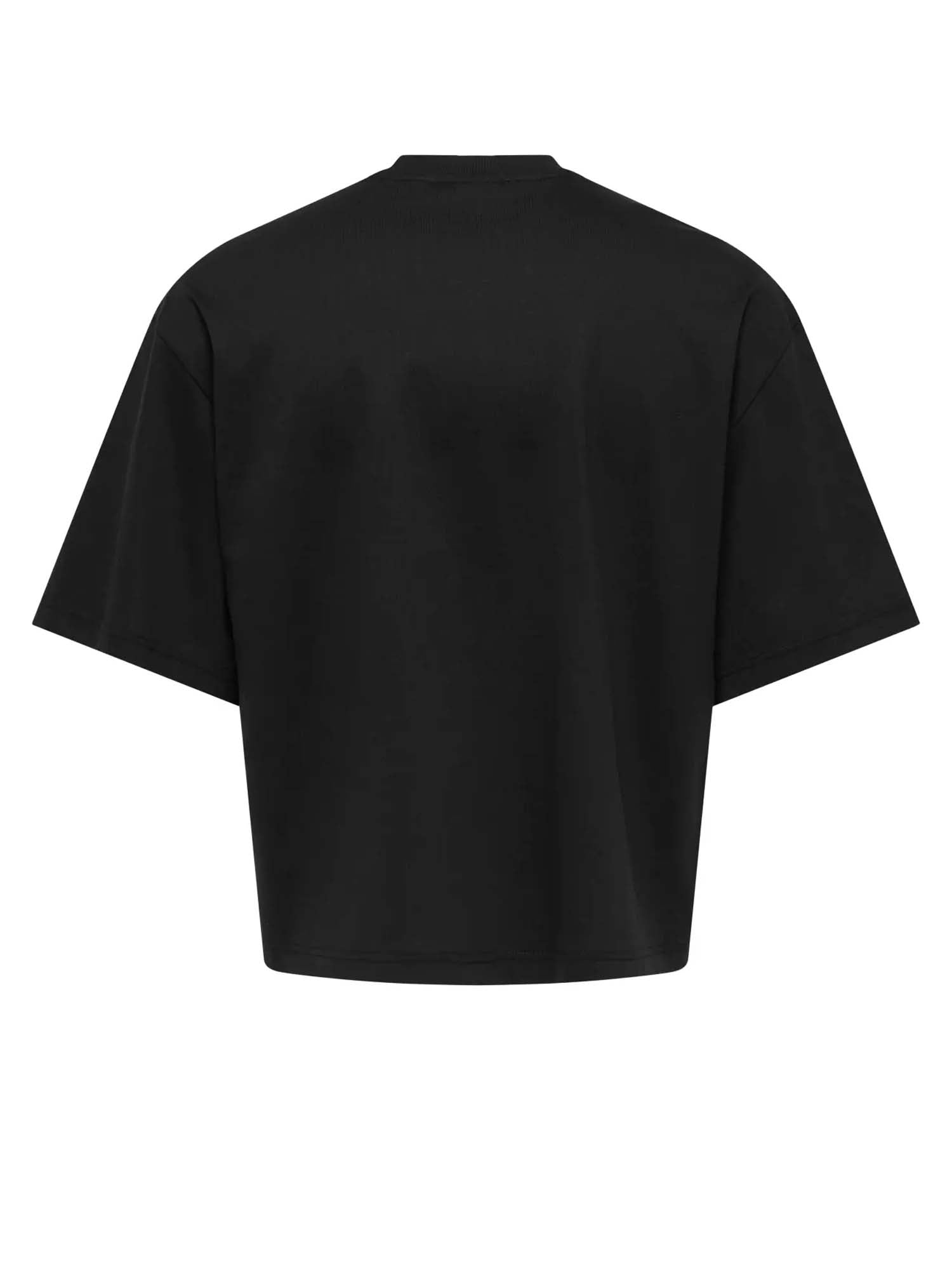 Only & Sons T-Shirt Onsfred Life Ovz Ss Crop Nero