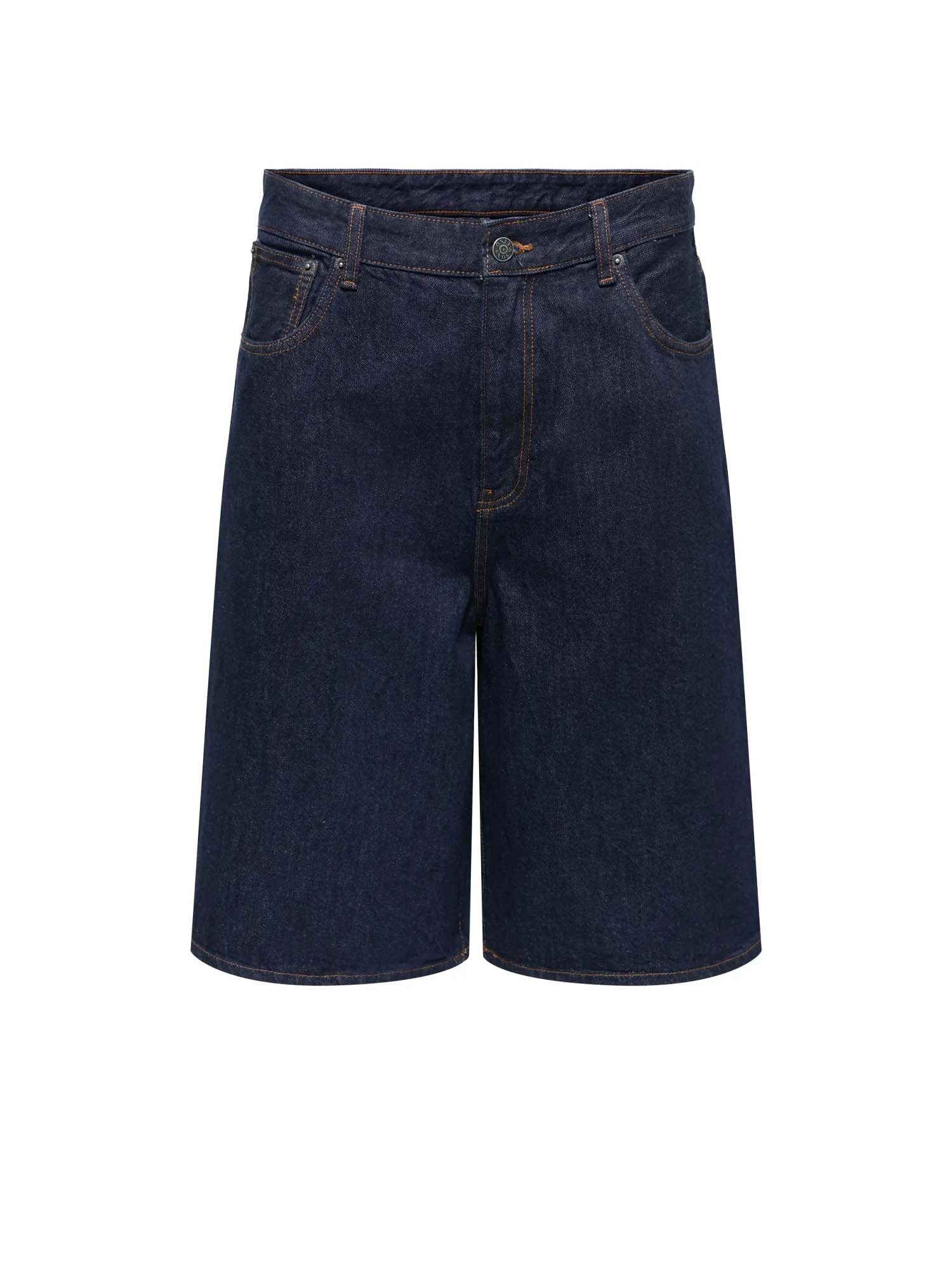 Only & Sons Shorts Onscarl Rinse 6916 Denim Blu