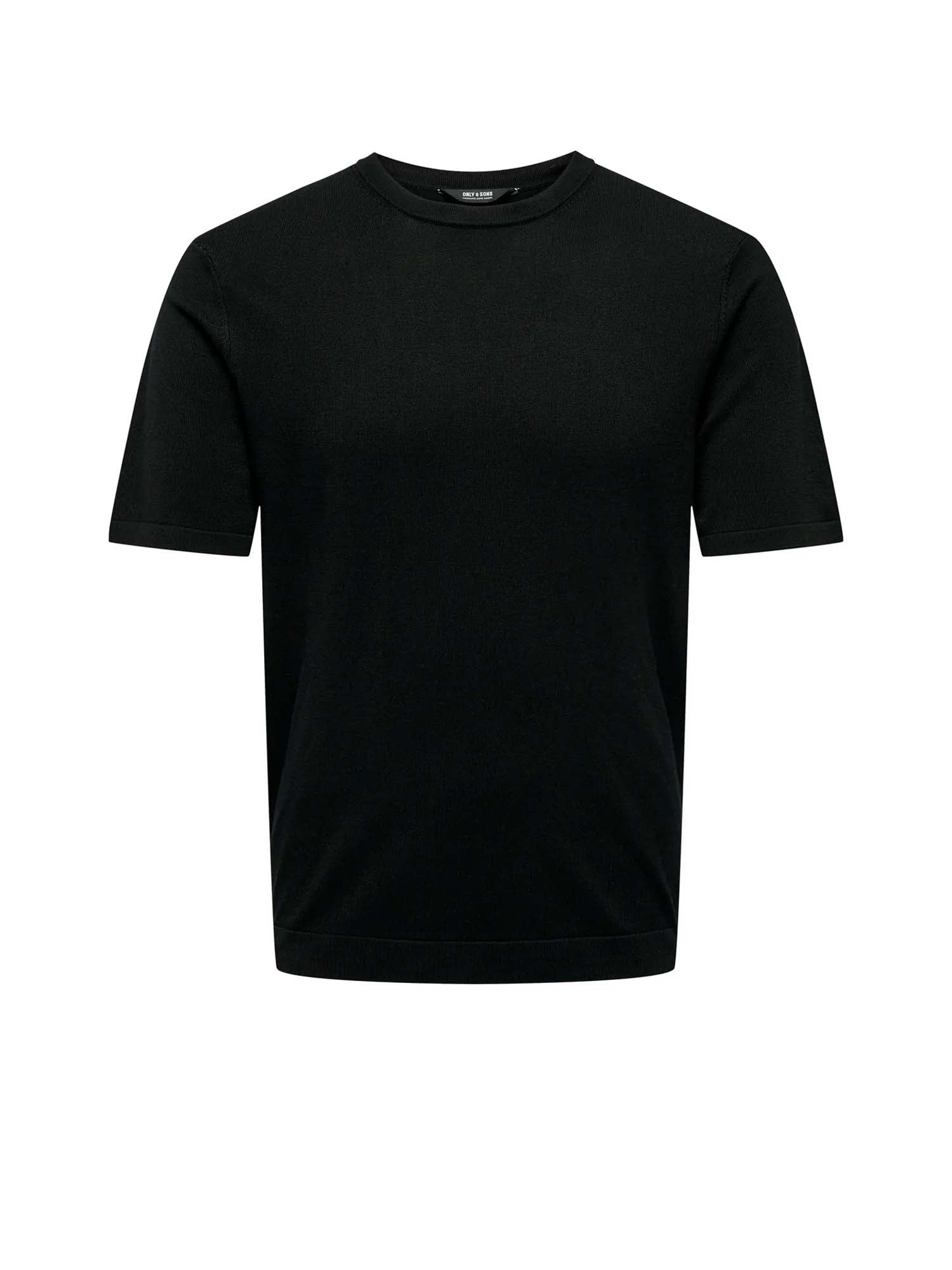 Only & Sons T-Shirt Onswyler Life Reg 14 Ss Knit Noos Nero