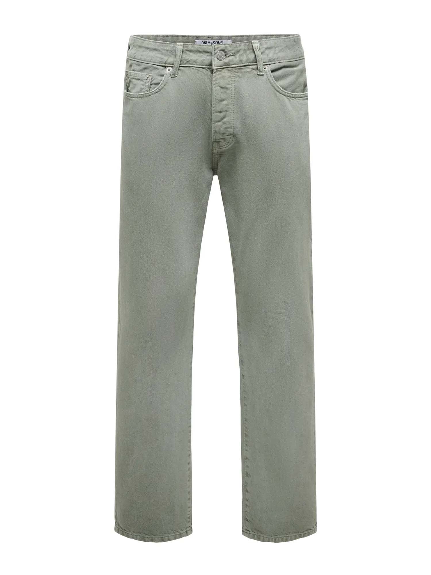 Only & Sons Jeans Onsedge Straight Grass 6478 Tai Dnm Verde