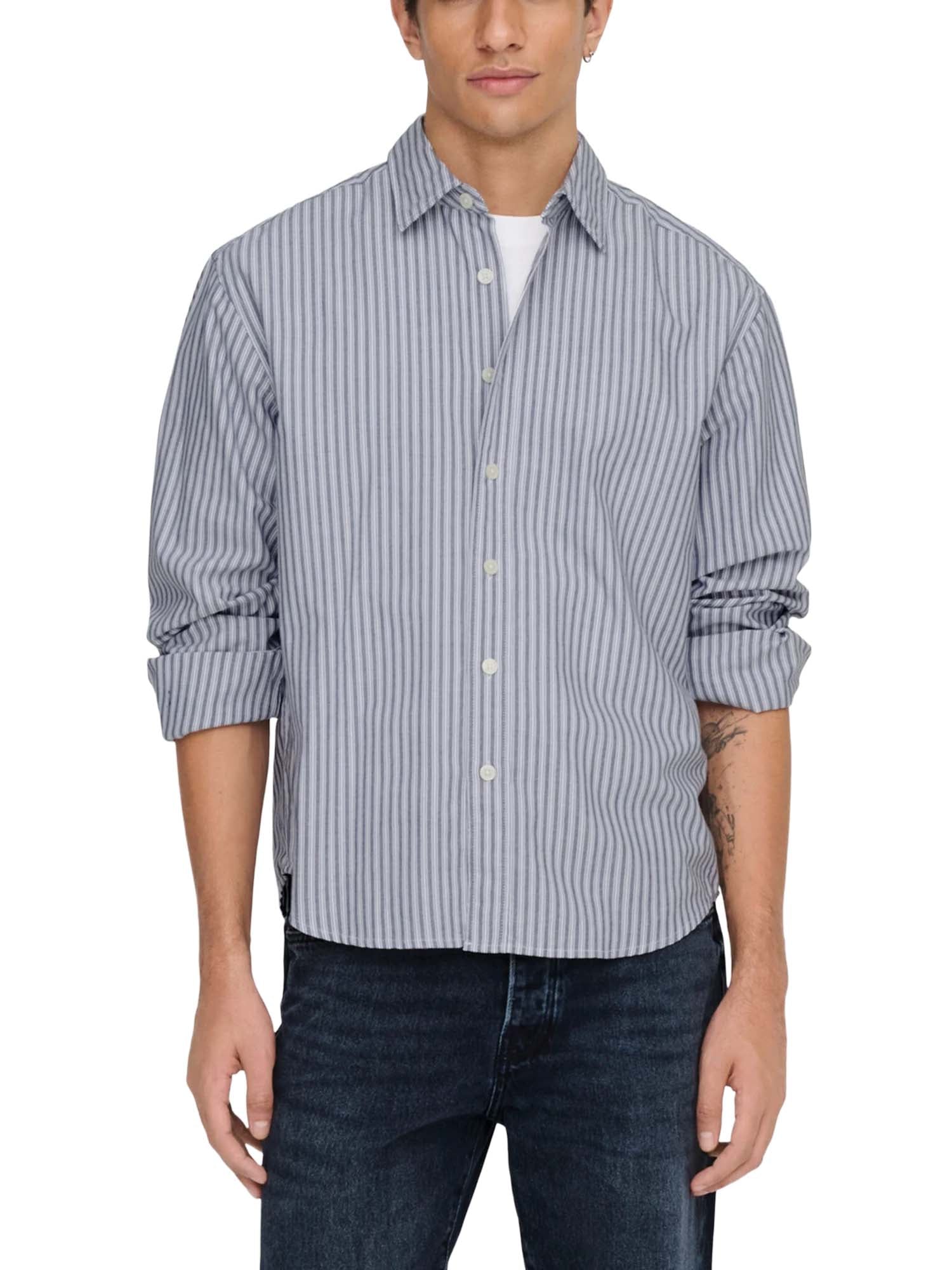 Only & Sons Camicia Onsgiorgio oxford Azzurro