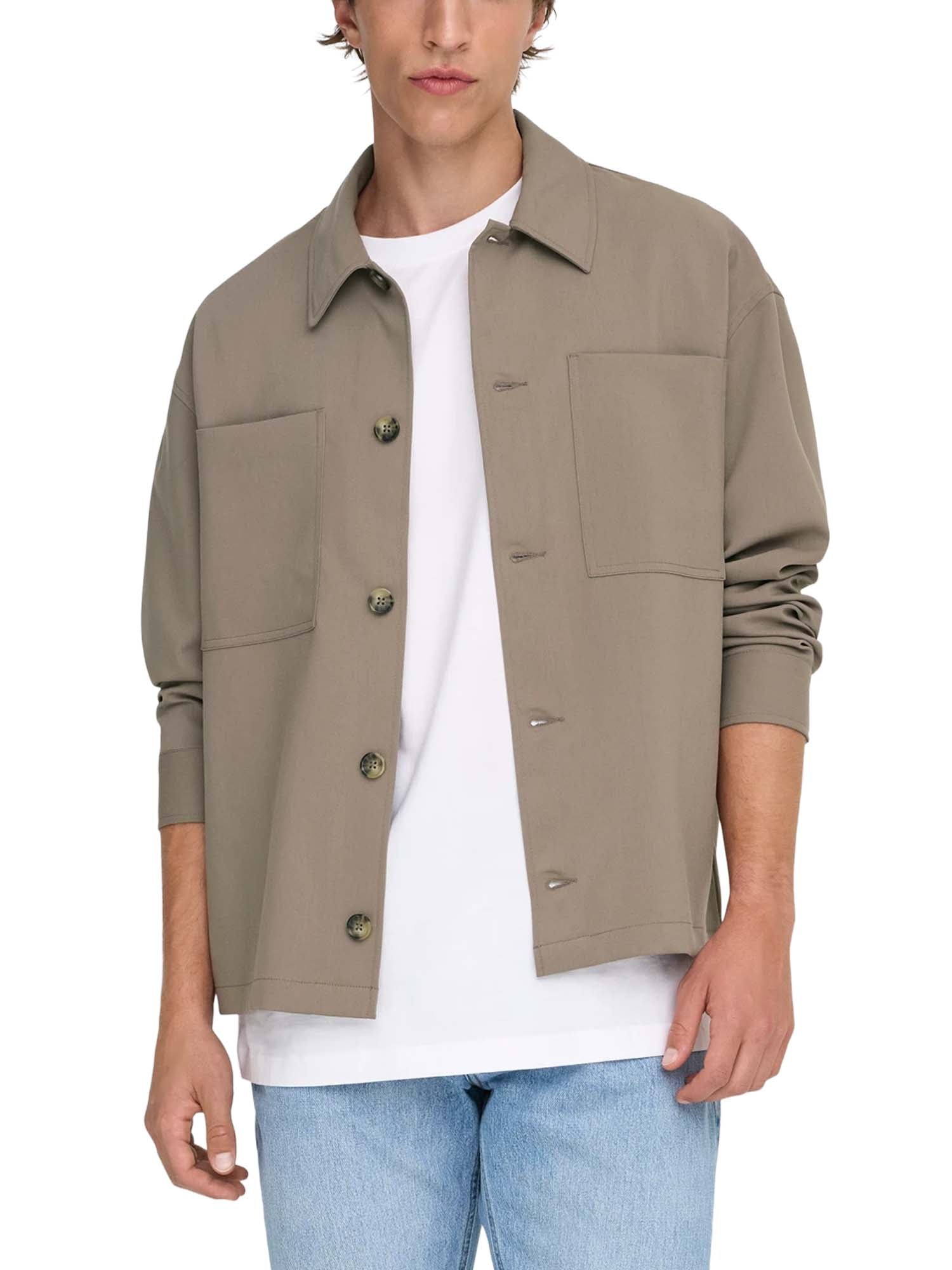 Only & Sons Giacca camicia Will Marrone